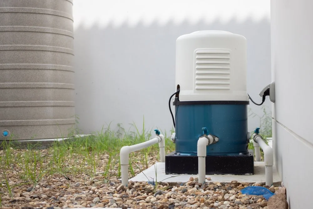 Water pump for residential buildings