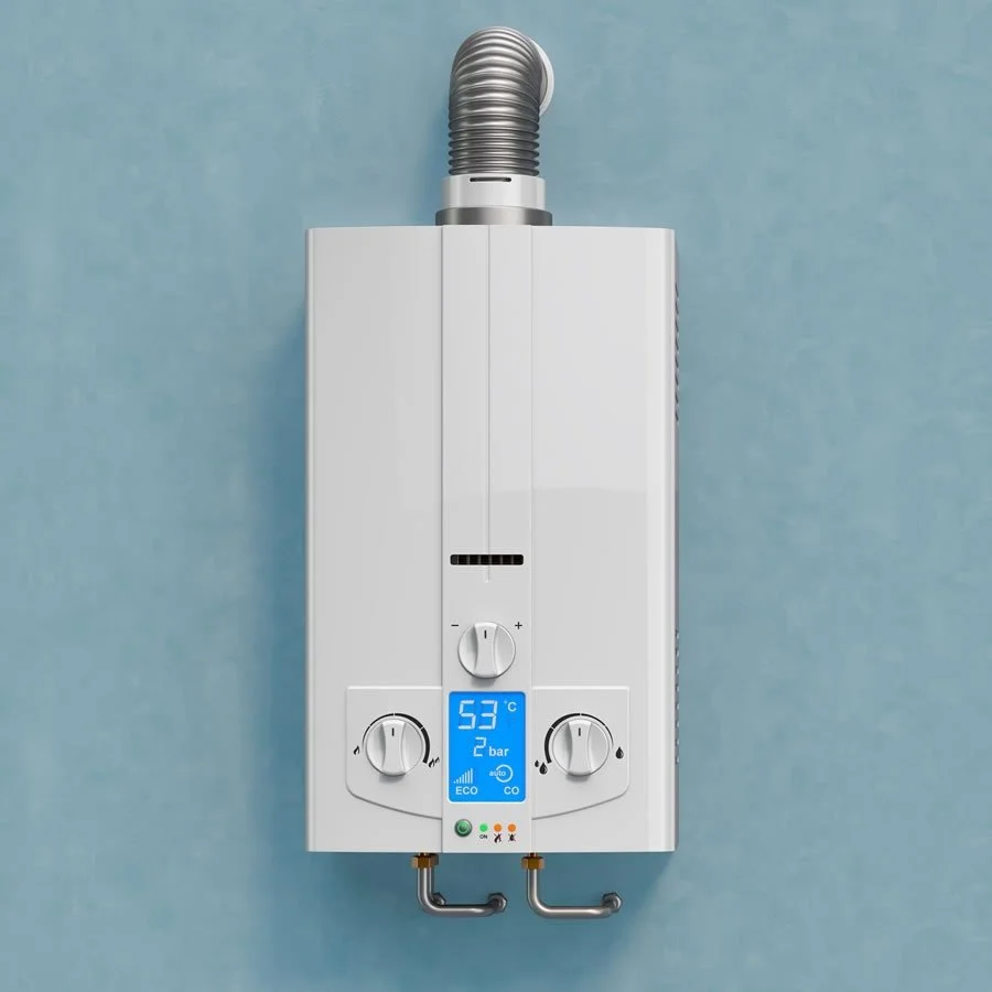 A tankless water heater