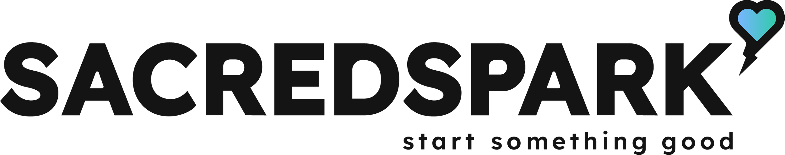 SacredSpark Logo Black