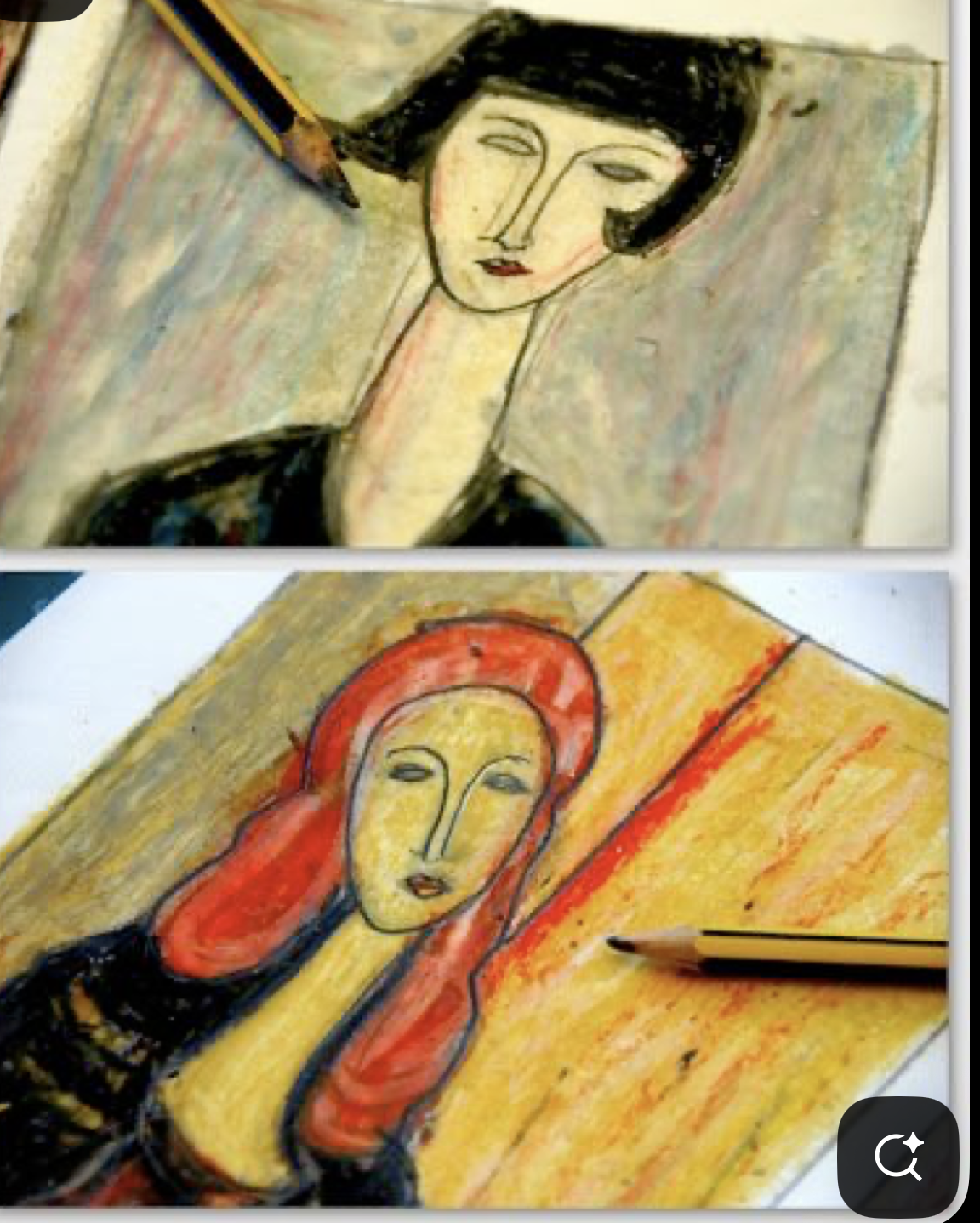 Modigliani style with oil pastels.png