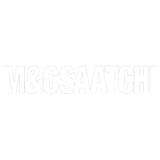 Black and white logo with the text "M&CSAATCH" in bold capital letters.music composition, music composer, sound design, audio mixing, audio master, voice over recording