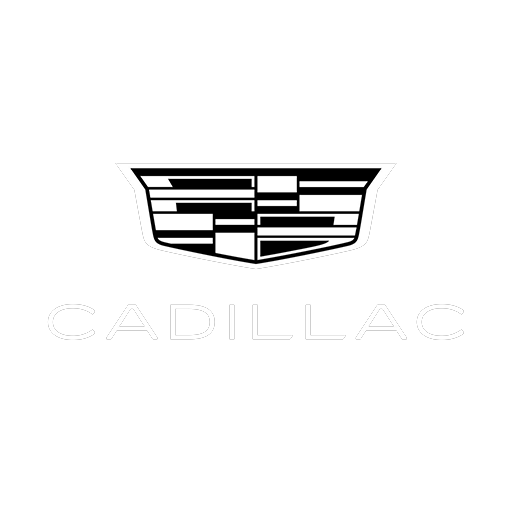 Cadillac logo with the brand name underneath.