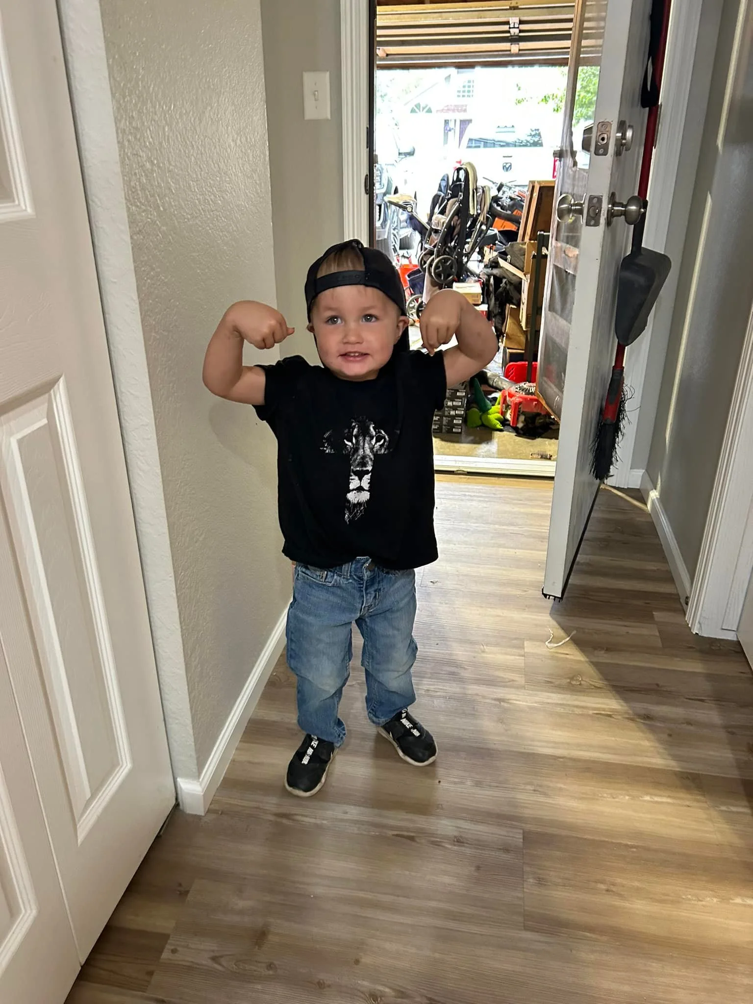 Son helping Dad on the job - Tiger Plumbing LLC