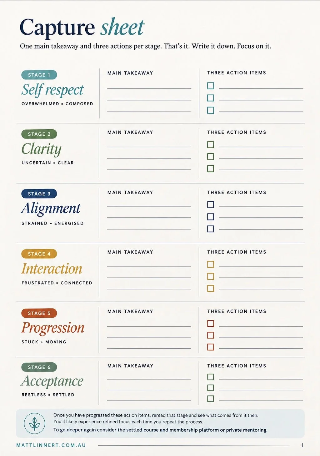 "Capture sheet"