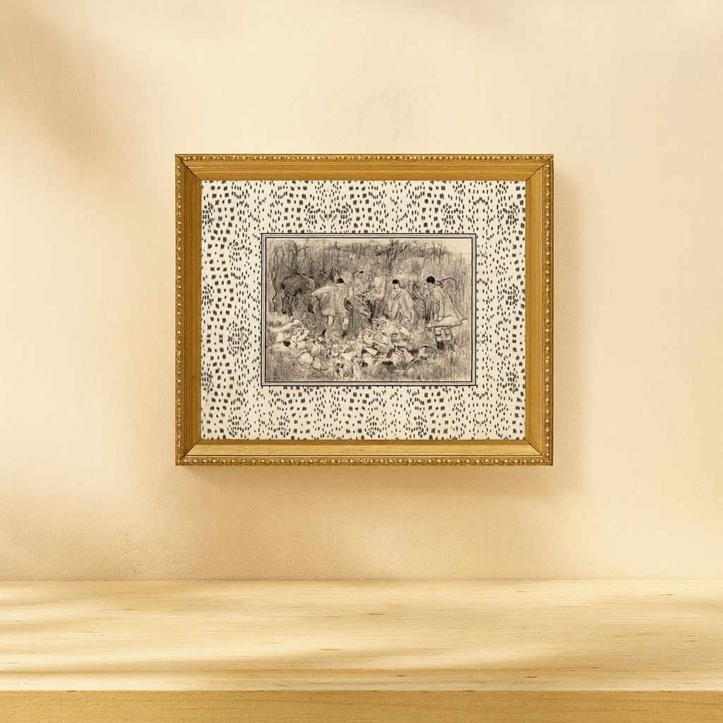 Dalmatian Hunting Dogs - 10 x 8"