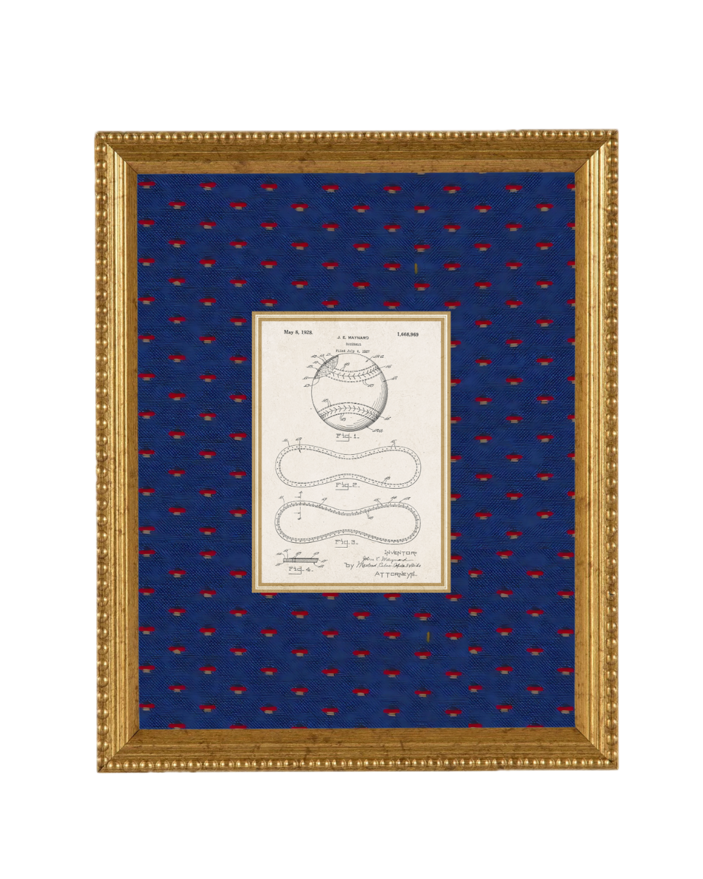 Baseball Patent Giclee