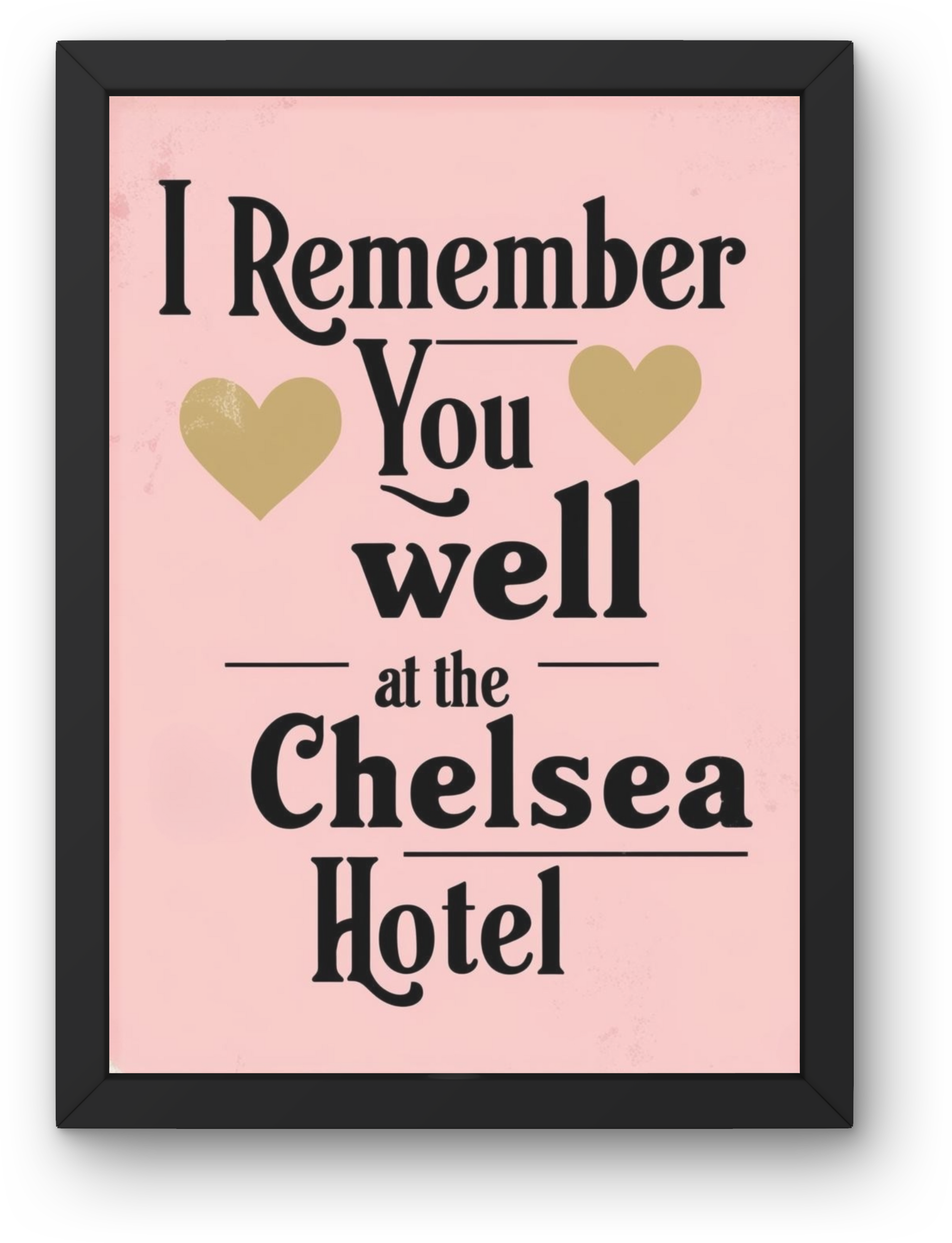 I Remember You Well