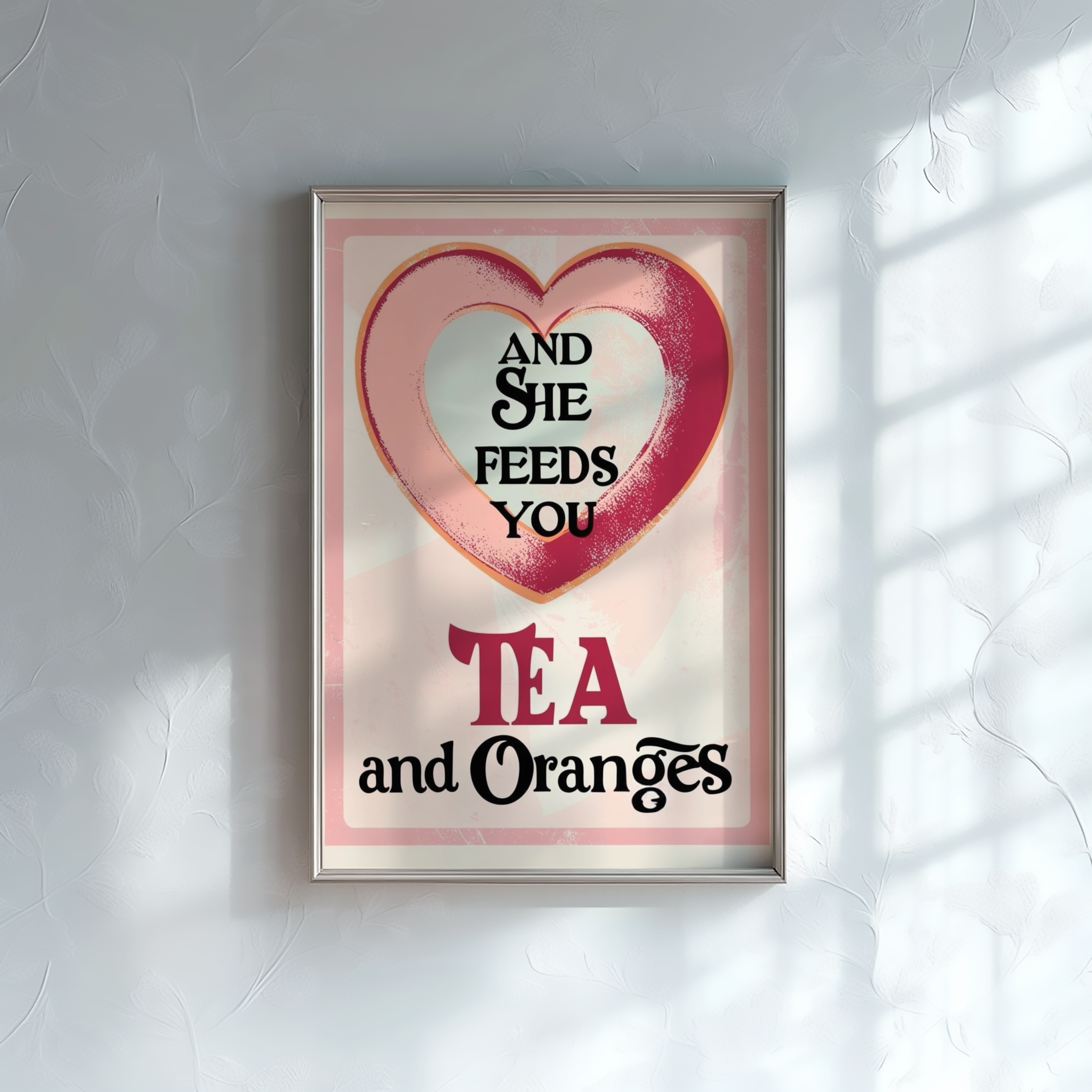 And she feeds you tea and oranges