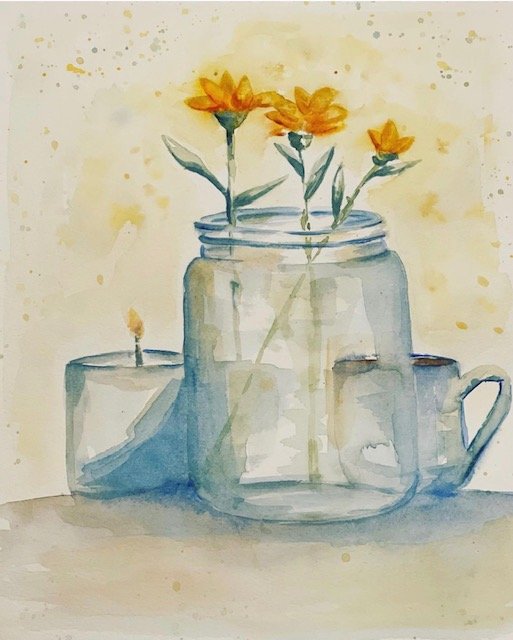 watercolor yellow flowers in glass.jpg