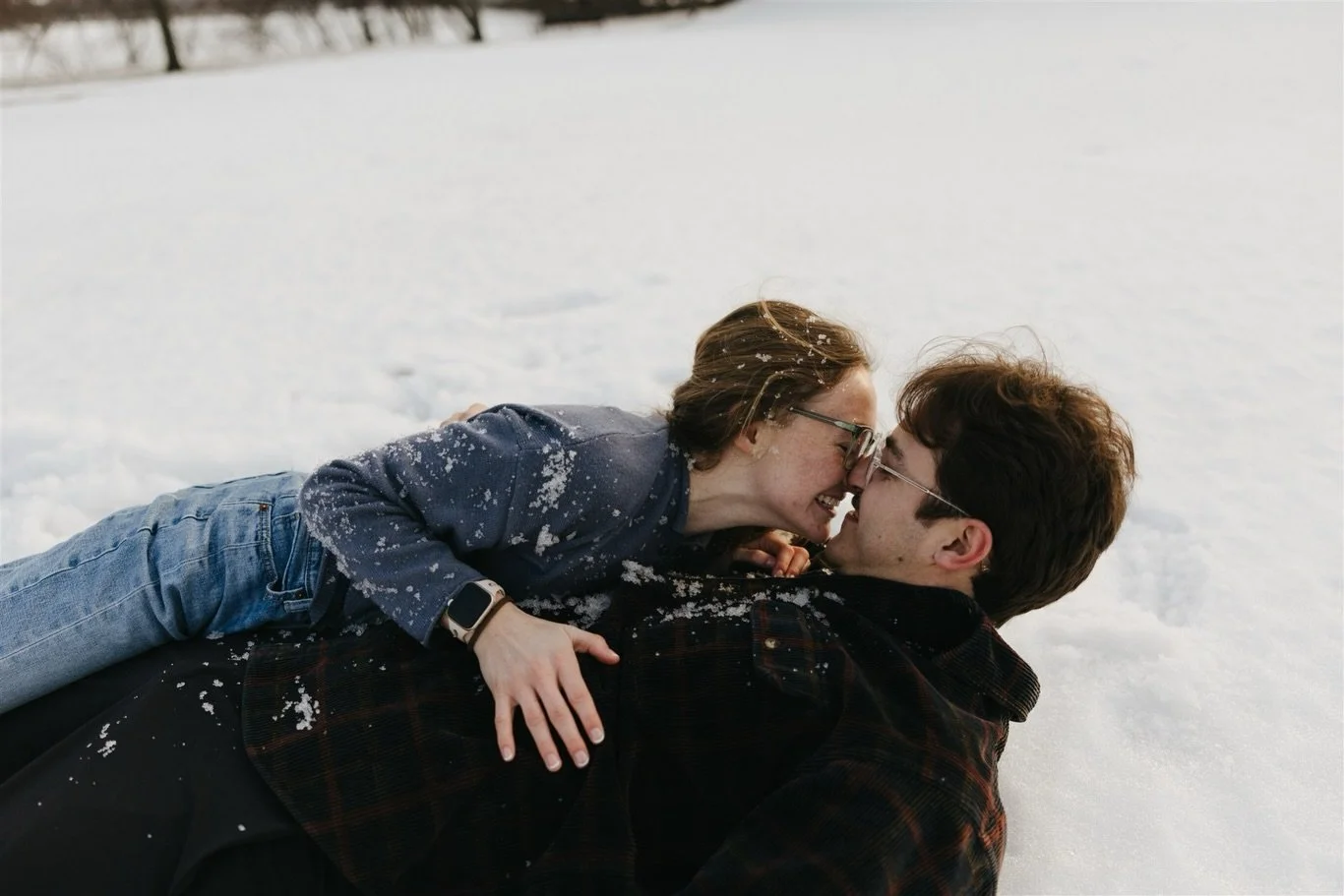 Wedding day for Chase and Hannah so finally getting around to sharing images from their snowy engagement session where we ran around a park and they made snow angels and somehow now&rsquo;s it&rsquo;s June and they&rsquo;re getting married :)

[Elana