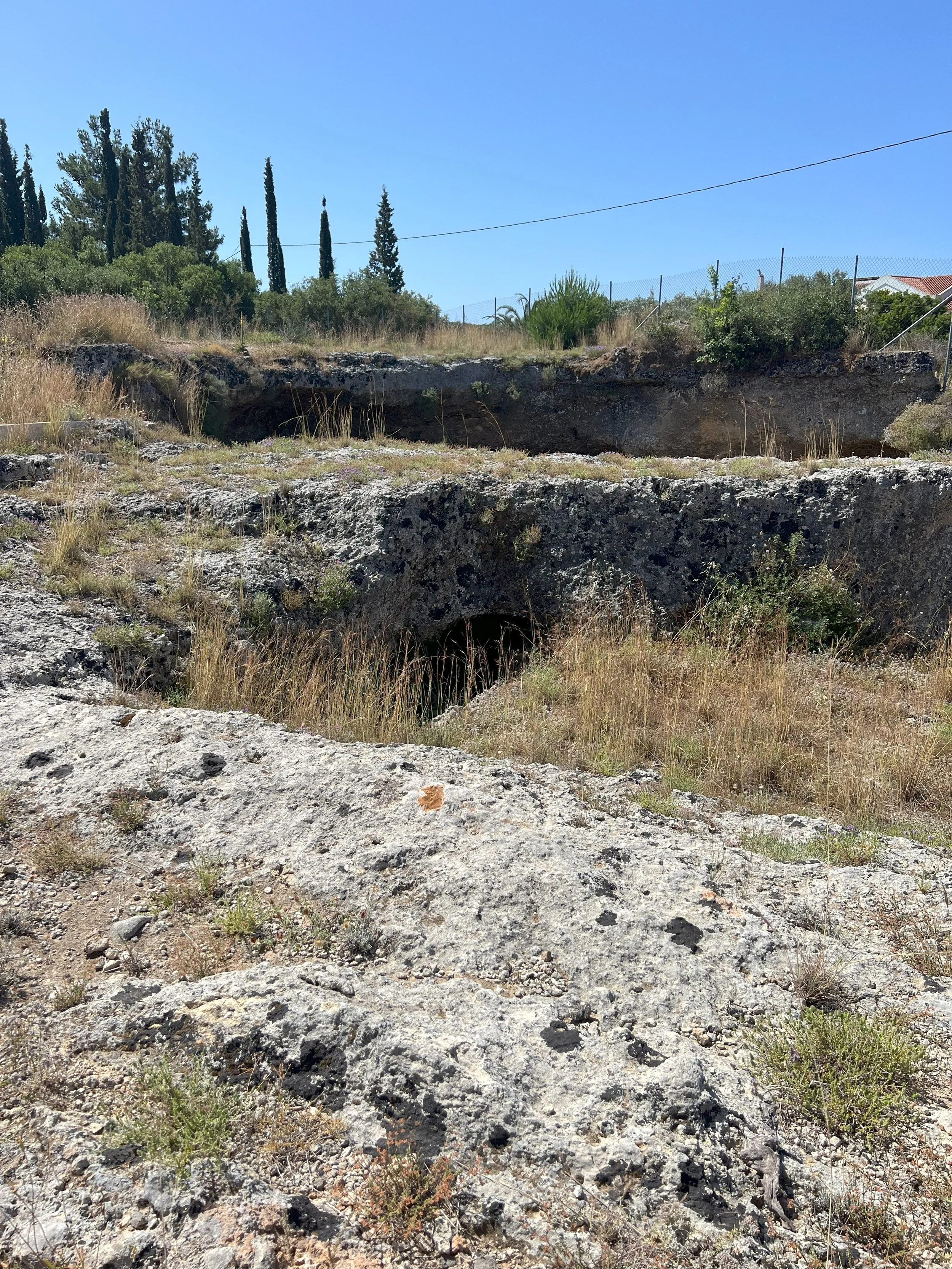 Mazarakata Mycenaean Burial Site. Kefalonia, Greece.