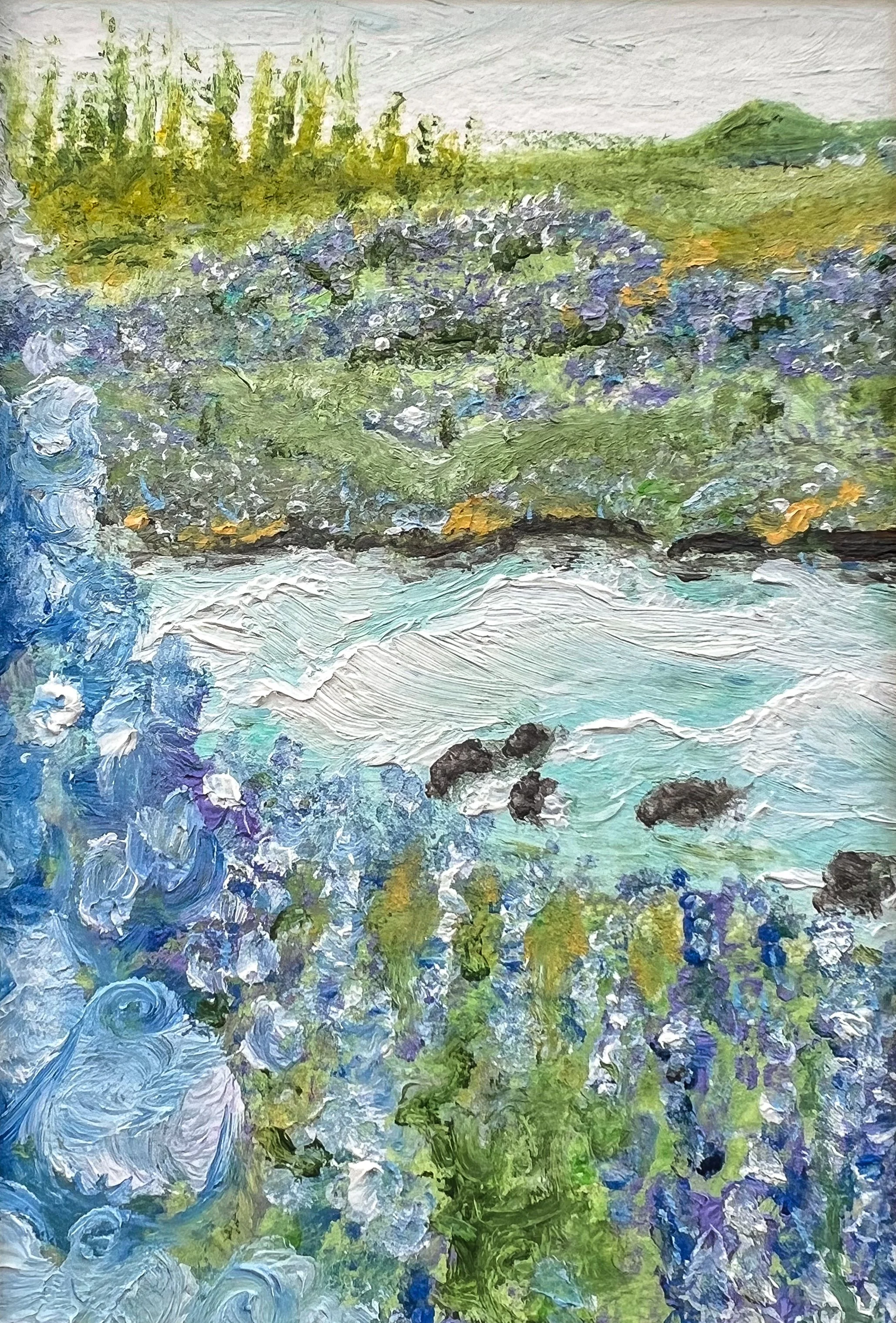 "Lupines in Iceland"