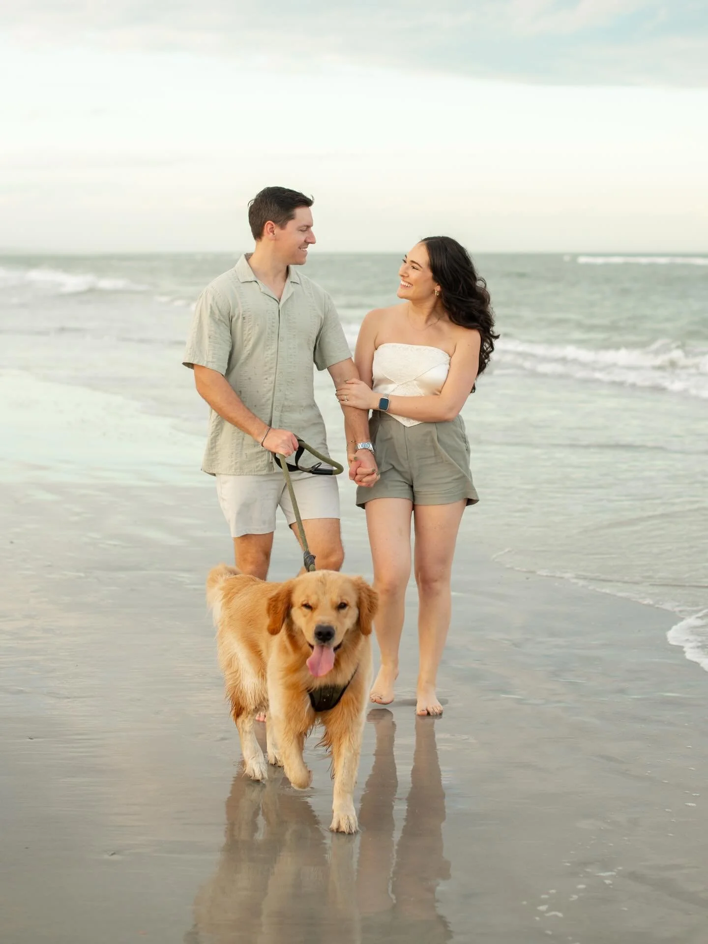 It&rsquo;s Moe&rsquo;s world &amp; we&rsquo;re just living in it! 🐾 The smiliest boy at the beach, who lived his best life by rolling in the water, begging for cheese sticks, &amp; receiving lots of kisses from mom &amp; dad! What a fun session this