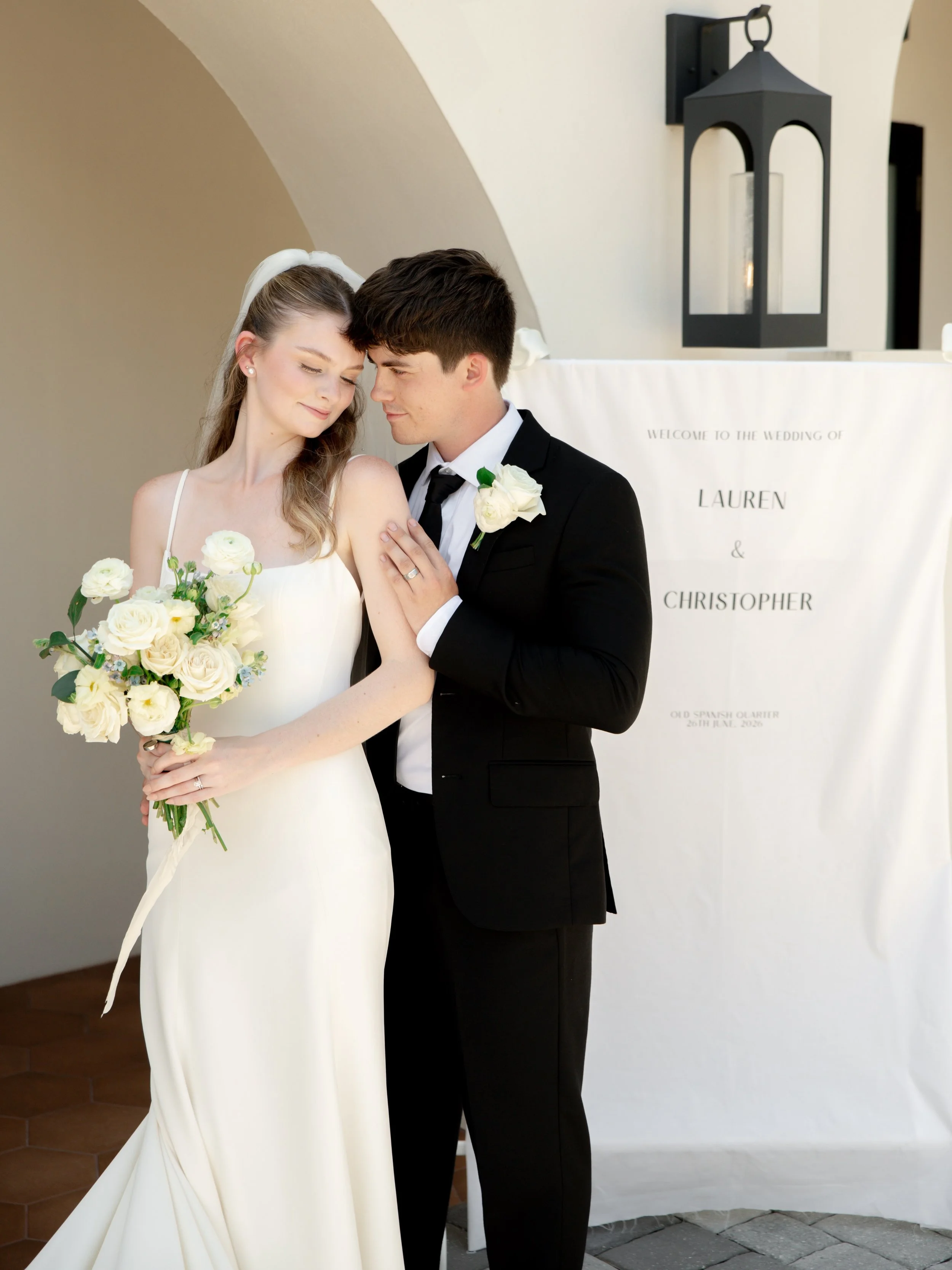 A perfect, timeless summer wedding celebrating Lauren &amp; Christopher, the new Mr. &amp; Mrs. Crutchfield! This precious couple had a small, intimate wedding with their closest friends &amp; family. That didn&rsquo;t change the amount of love shown