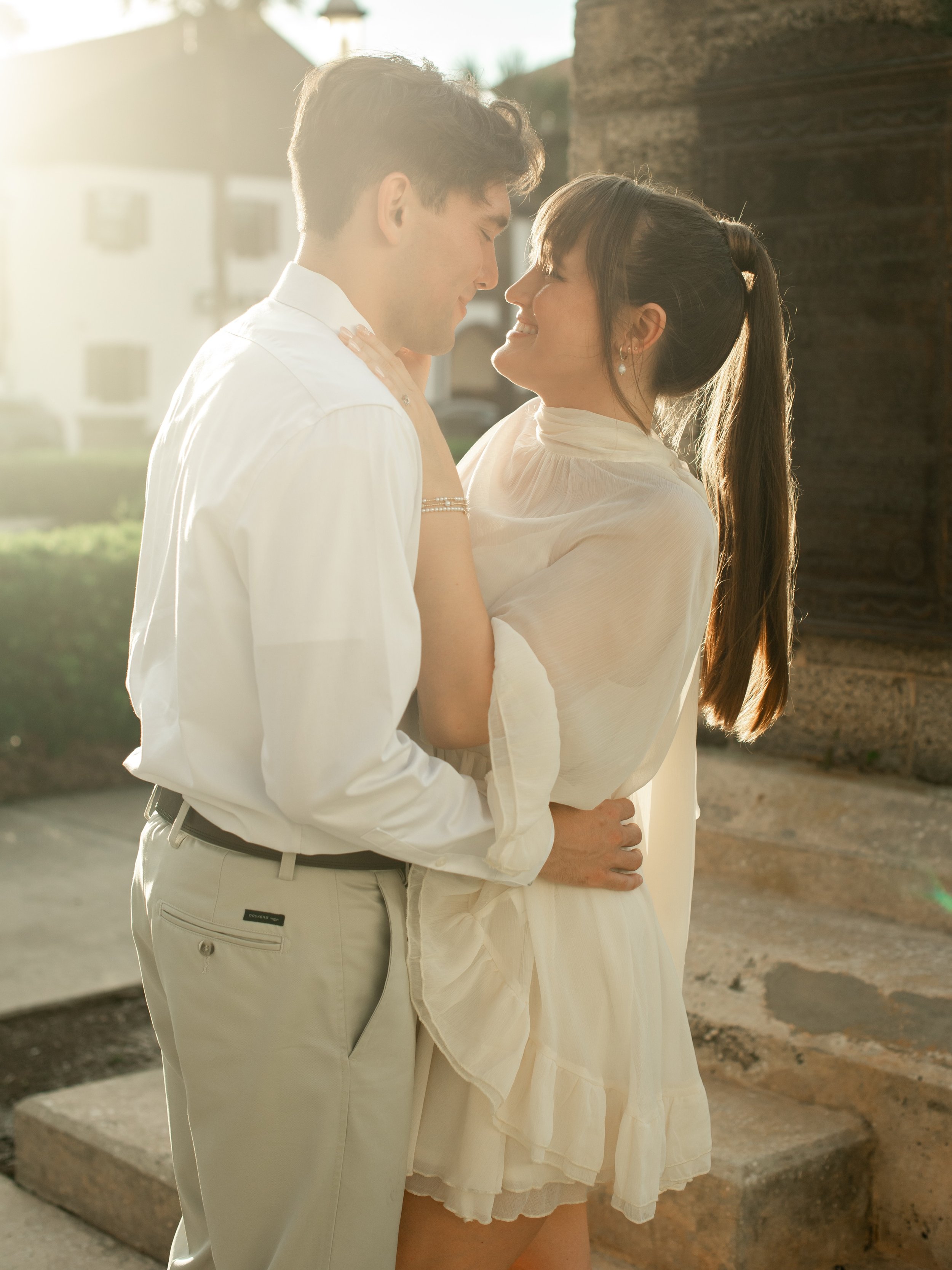 Bianca &amp; Will&rsquo;s timeless engagement session in historic St. Augustine 🤍 I can&rsquo;t wait to capture their happily ever after in just a few weeks. Their love is so special 🥹