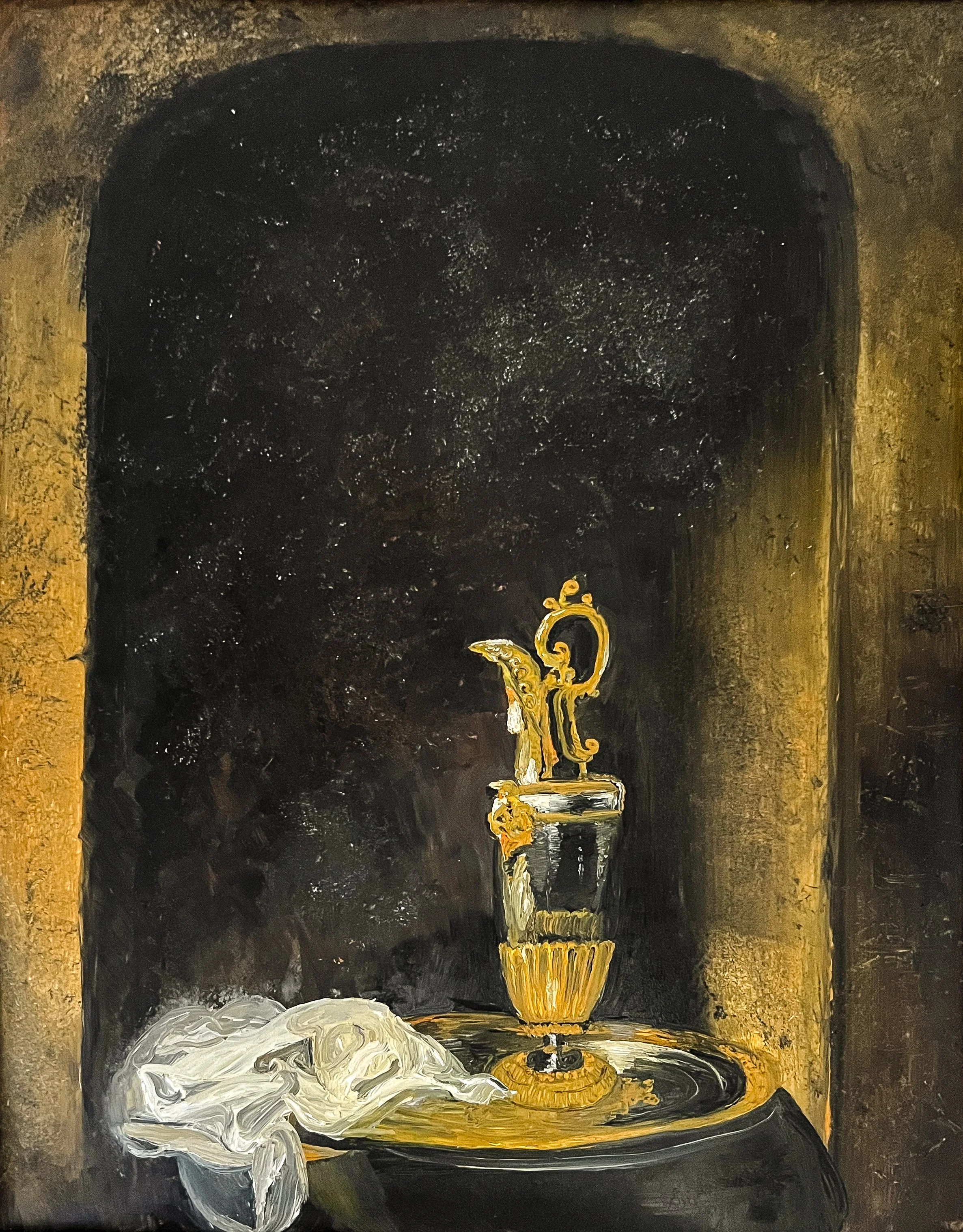 "L'Aiguière d'argent in the Louvre"