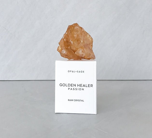 Opal and Sage Raw Crystal – Golden Healer
