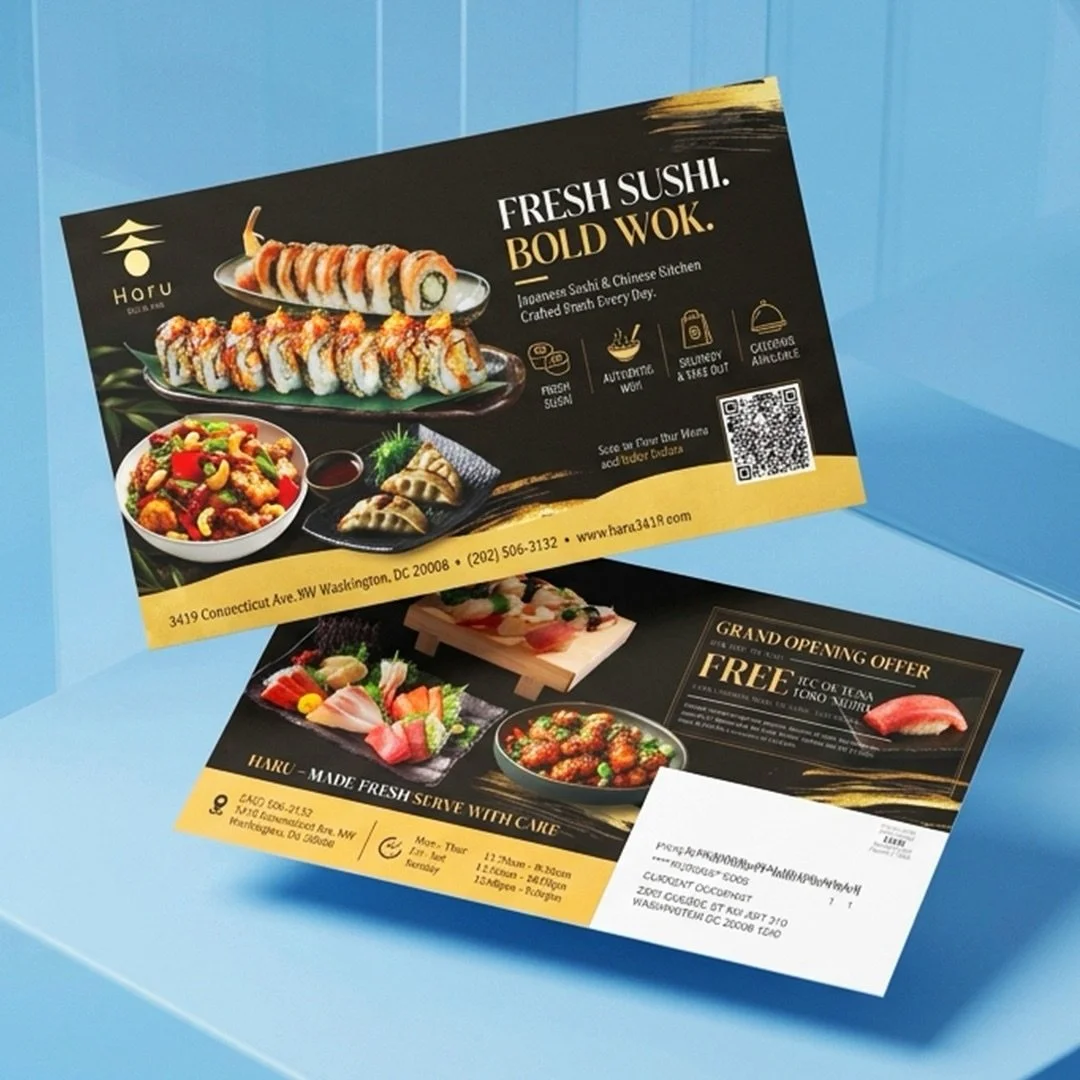 Direct mail does not need five different people to get it done.
At Post Heritage, we handle your whole direct mail campaign under one roof. We design your mail piece. We build and manage your mailing list. We print everything in house. We add USPS In