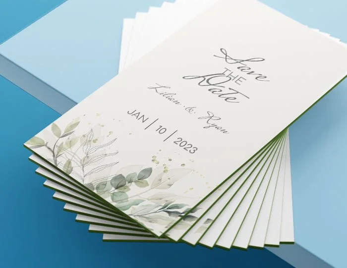 Painted-Edge Cards