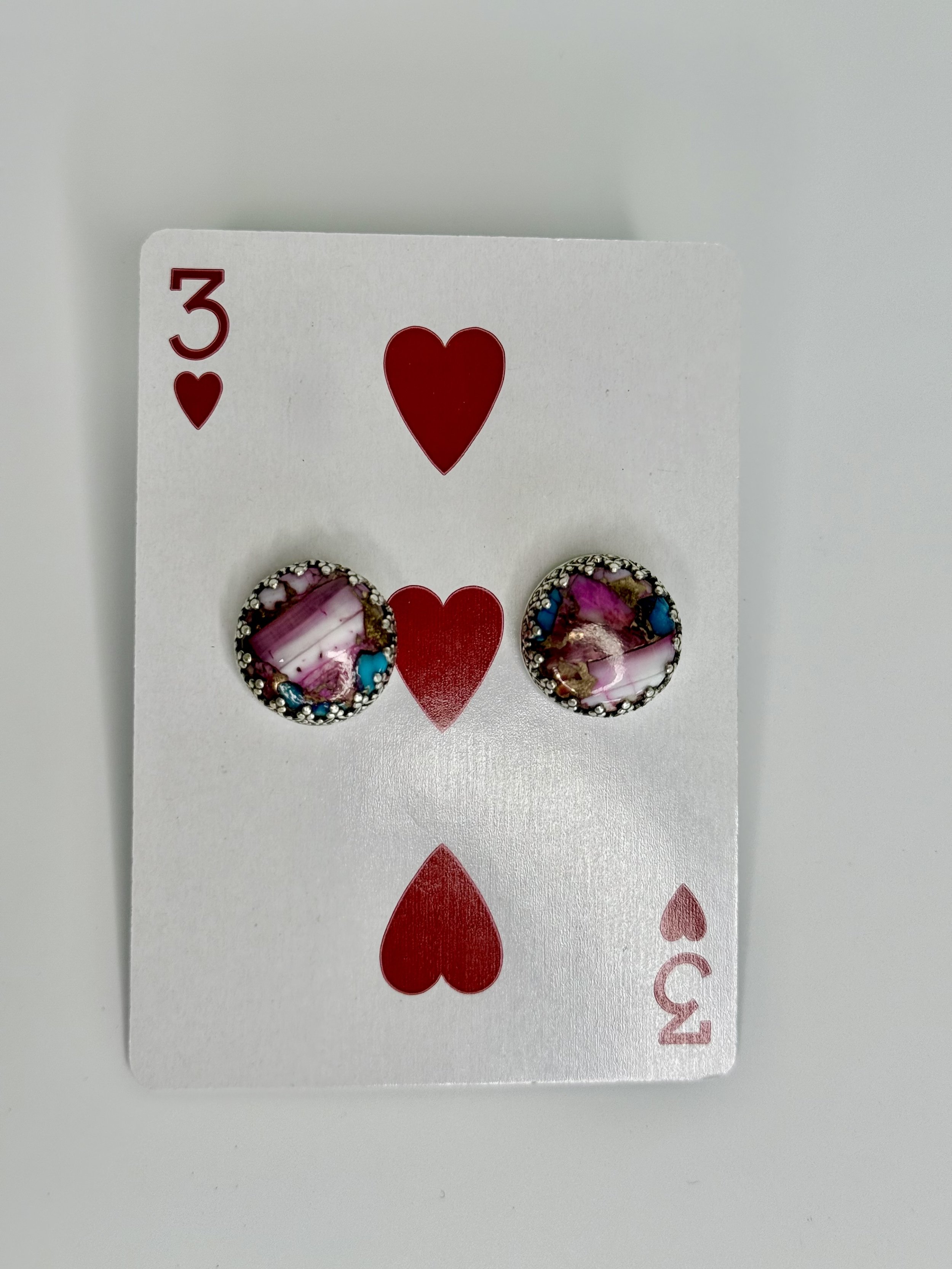 Cotton Candy Studs