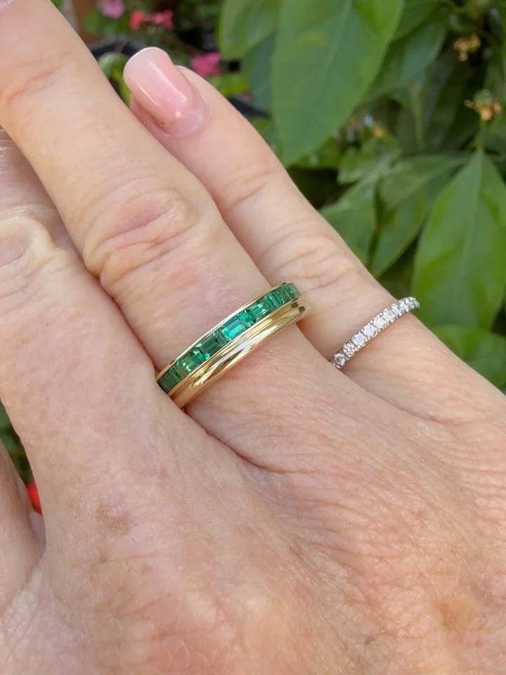 As May comes to a close, I couldn&rsquo;t end the month without posting my favorite gemstone. 💚 The vivid green color makes Emerald one that is favored by many. 

First mined in Egypt, it is now sourced in many places of the world. For hundreds of y