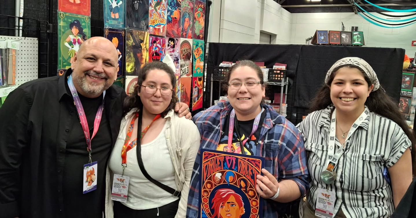 How exciting!!! Thank you @thejbblanc for stopping by our booth today! Thank you for talking to both my sister and I!!! Really a pleasure!!!

#elpasocomiccon #elpasocomiccon2025 #arcane #arcanevander #artist