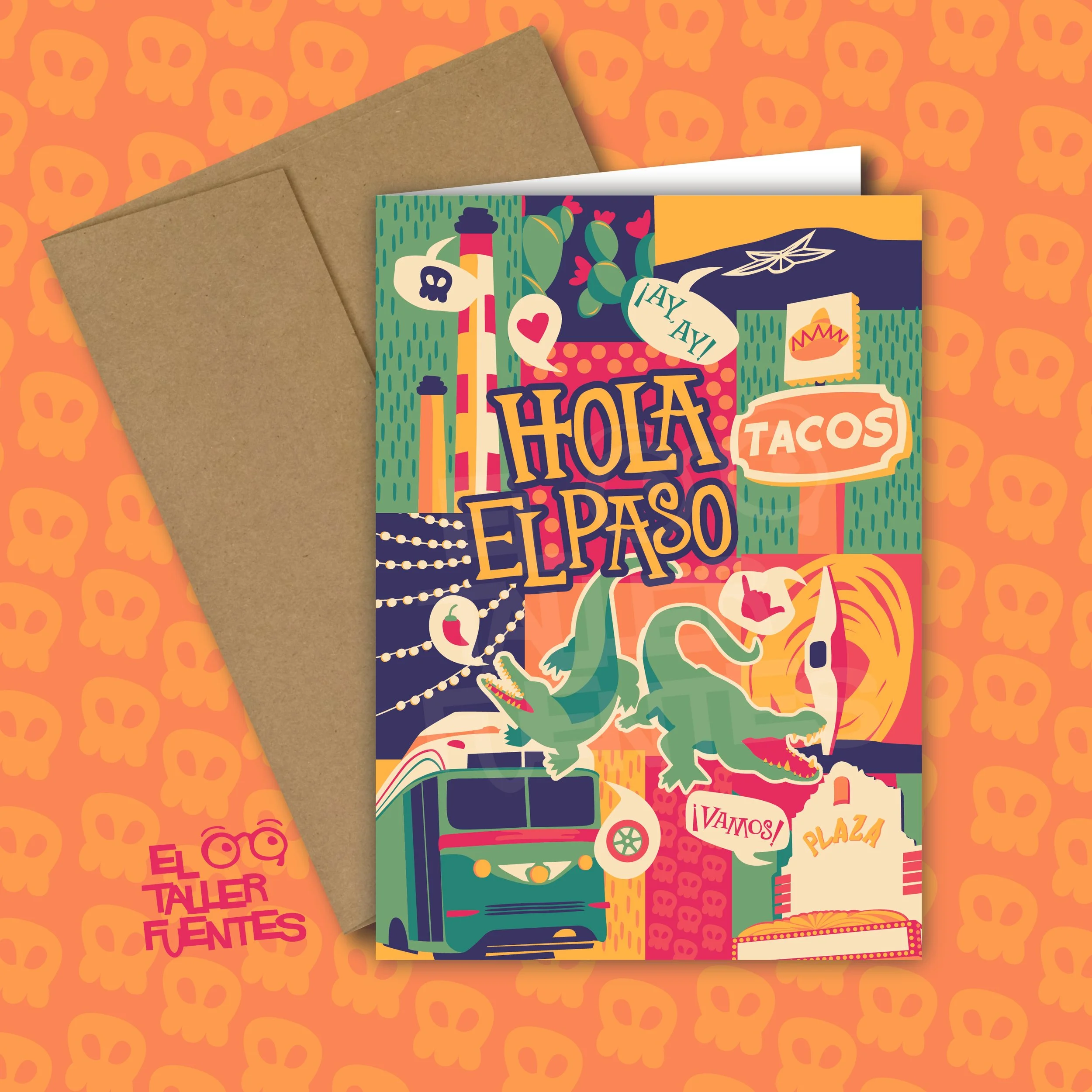 ELTALLERFUENTES-notecardHolaElPaso.jpg