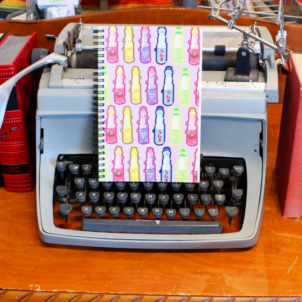 Spiral Notebook: Ramune Soda