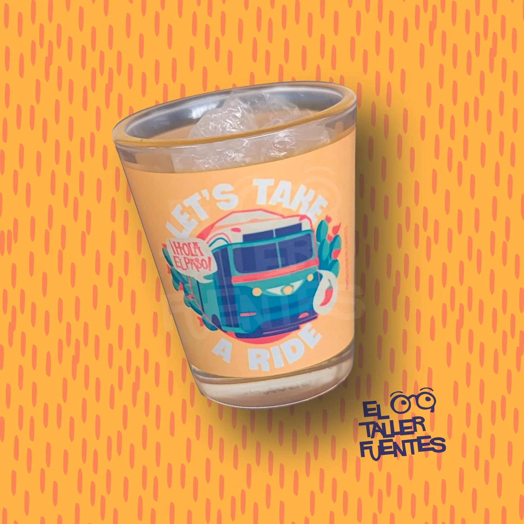 Shot Glass: El Paso Trolley
