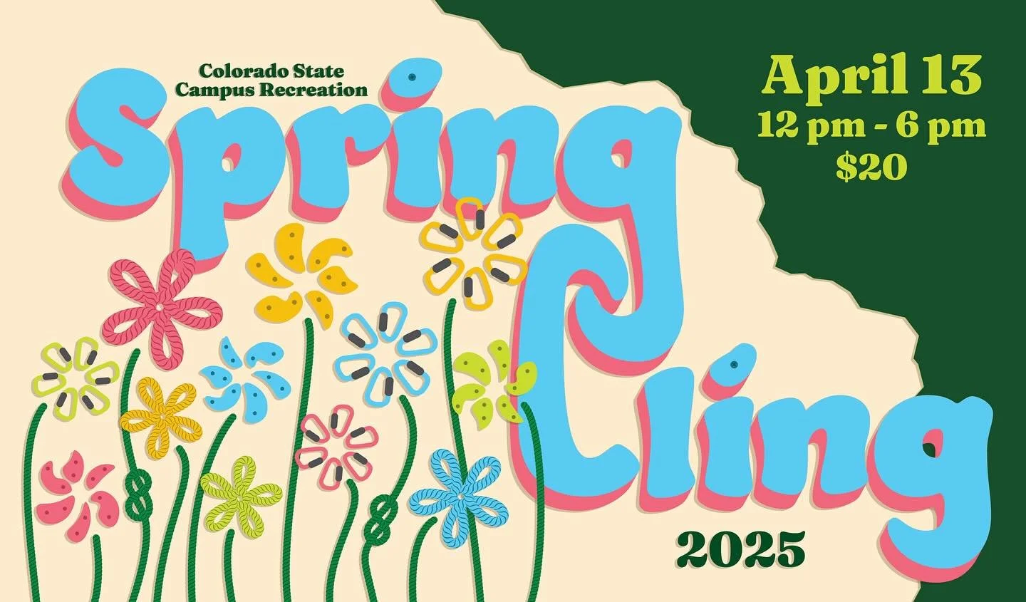 Spring is here and so is our last climbing competition of the year! Spring Cling is a friendly bouldering competition open to ALL skill levels! End the year off with a bang and register today! Register in our bio. 💐🧗&zwj;♀️