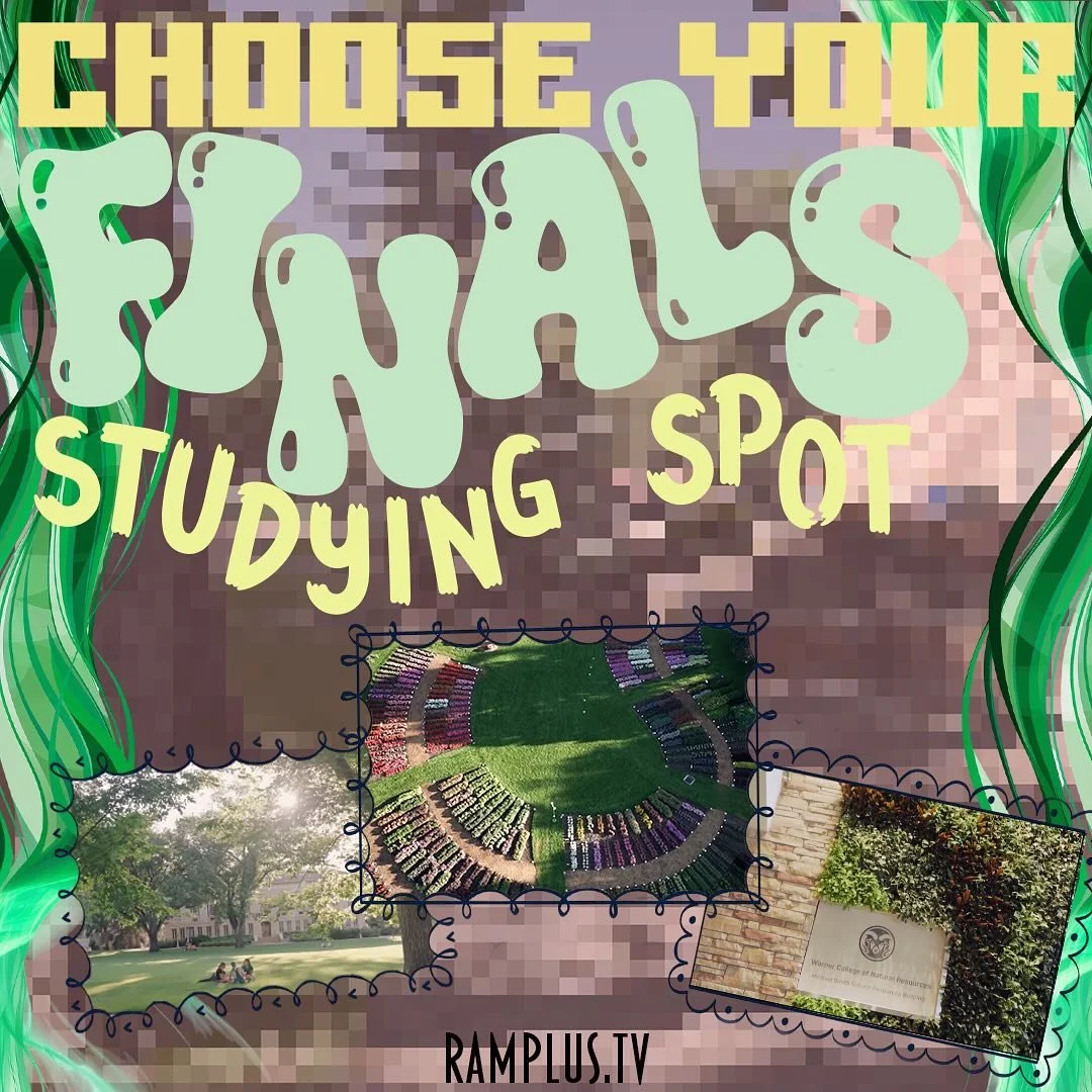 Which of these are your go-to studying spot this week? 

Check out some of our CSU Tour and Fort Collins Fun videos for some cool insights on campus life, local hotspots, and what it&rsquo;s really like to be a Ram!

#csu #coloradostateuniversity #ra