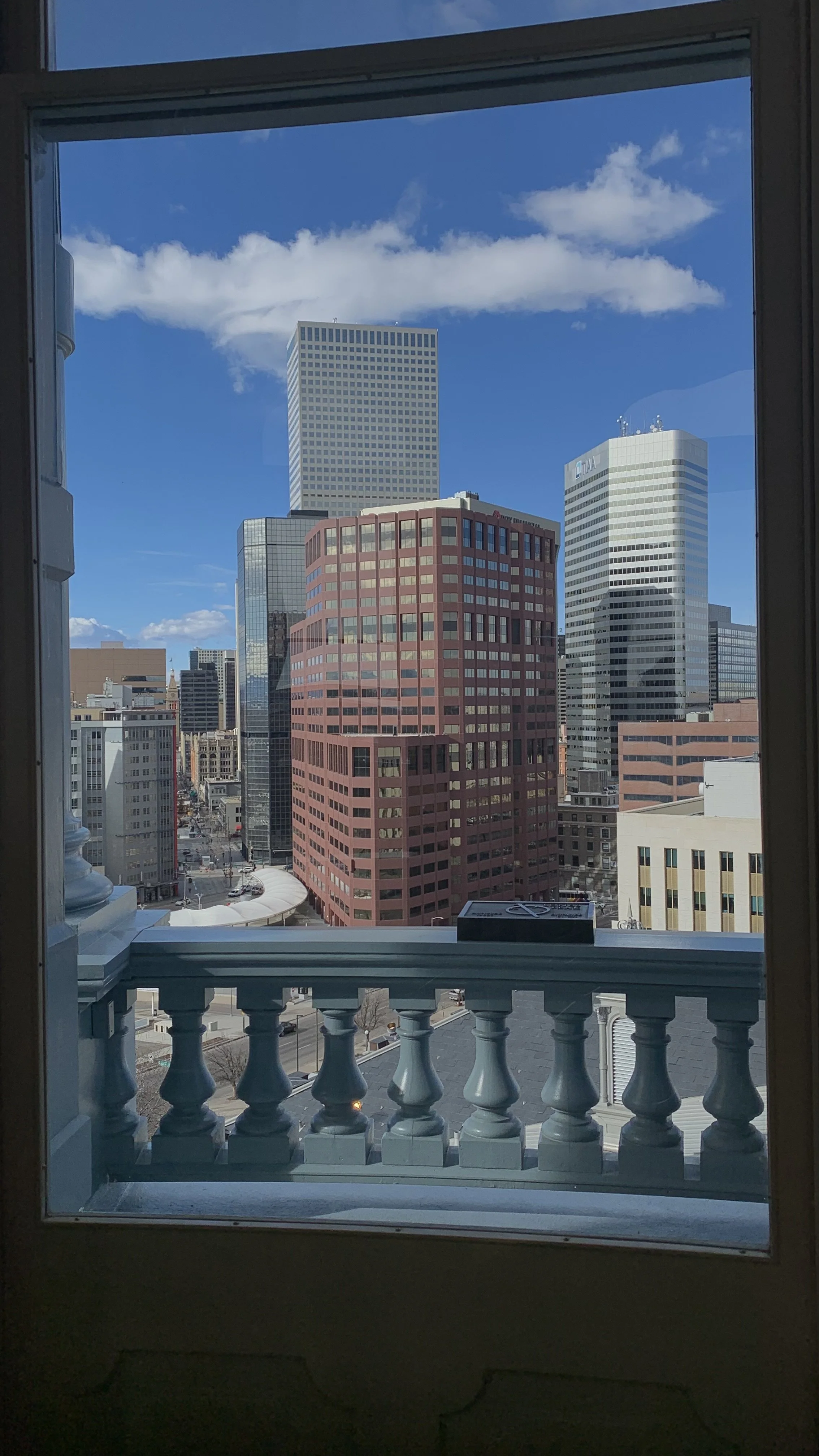 Denver Cityscapes from Balcony