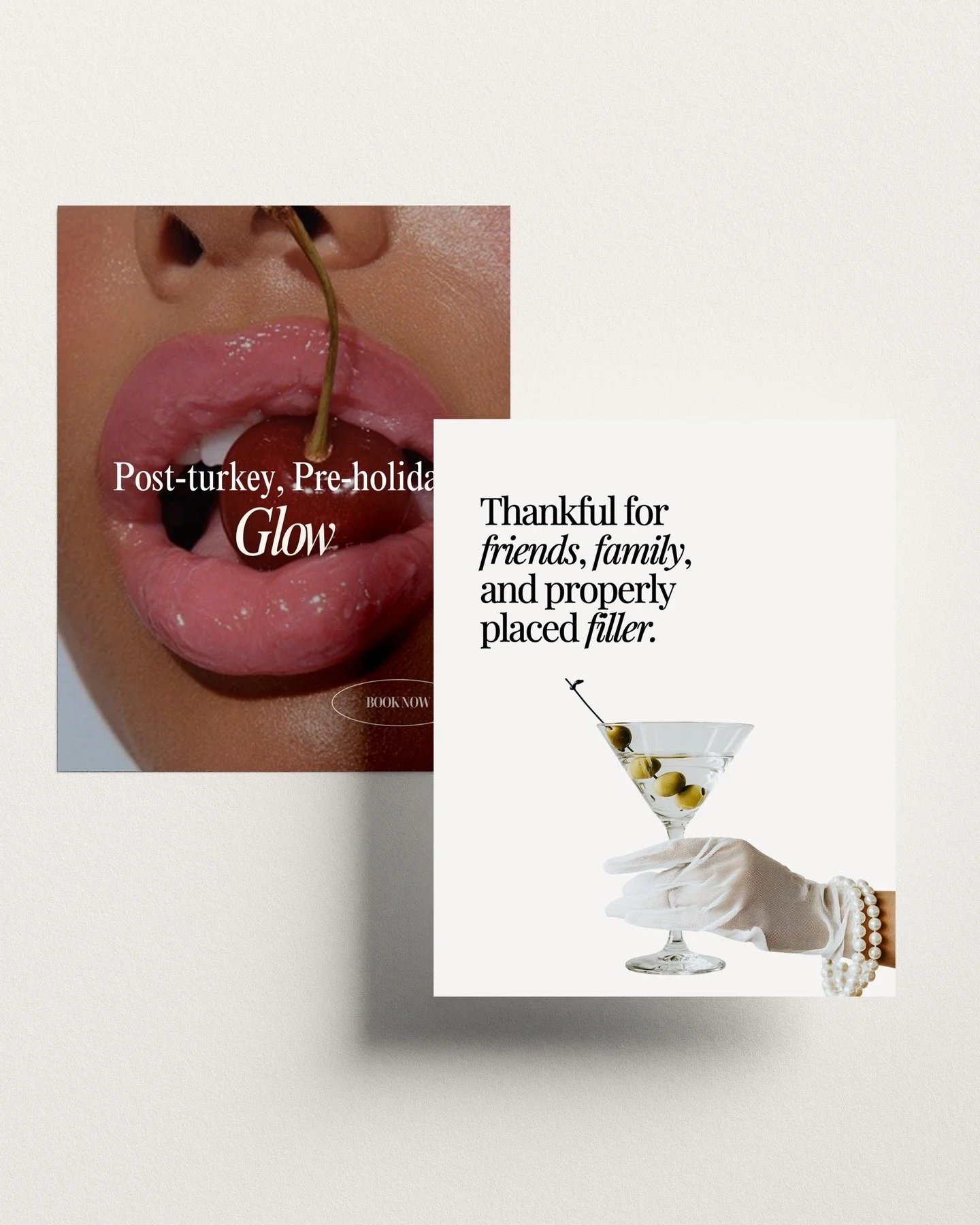 Thankful for good clients, great energy, and perfectly placed filler.
Wishing our Canadian beauty pros a happy Thanksgiving weekend 🖤Featured: our Thanksgiving templates &mdash; created for injectors and estheticians who want to show gratitude and s