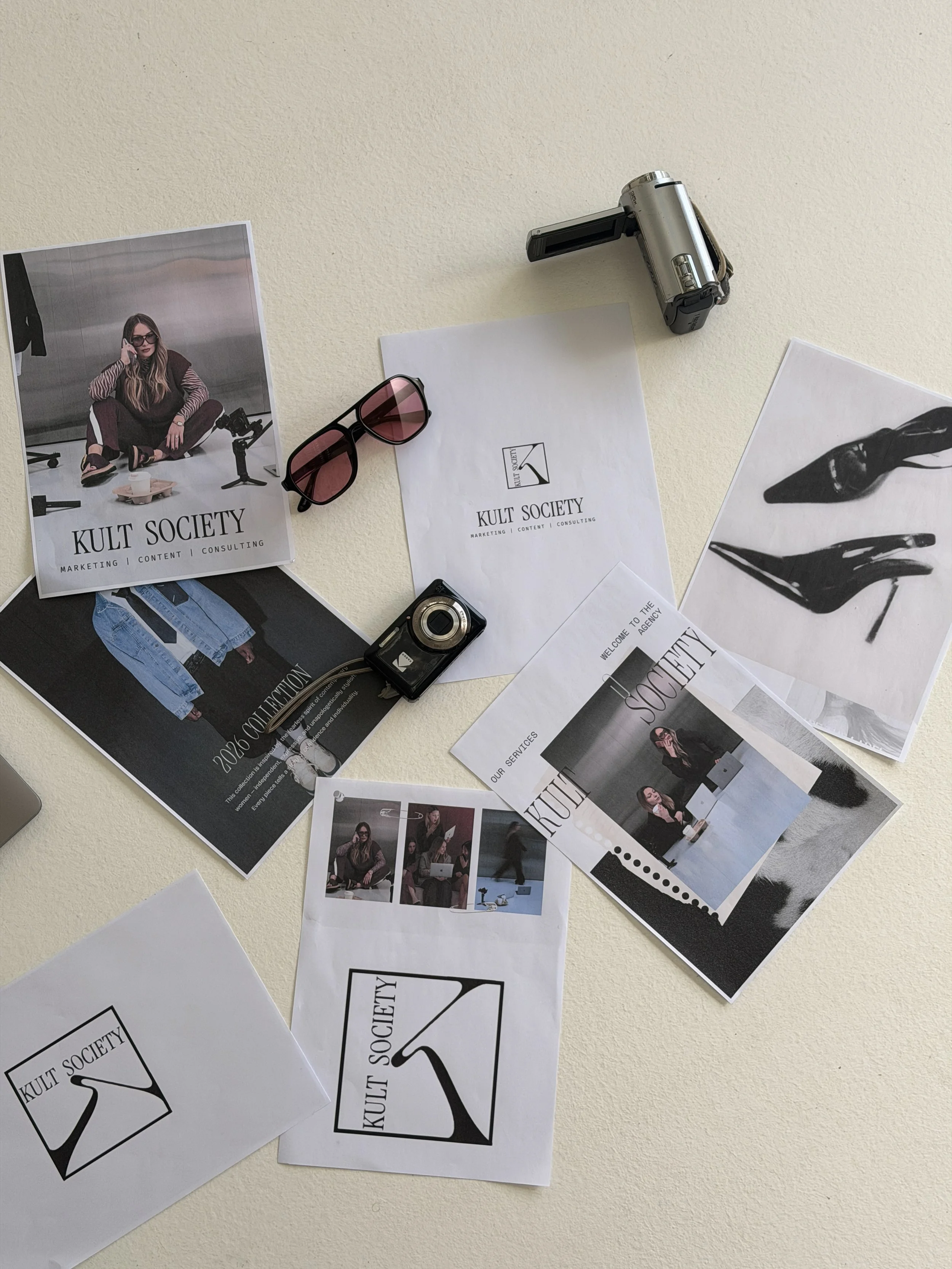 Flyers to promote Kult Society Brand