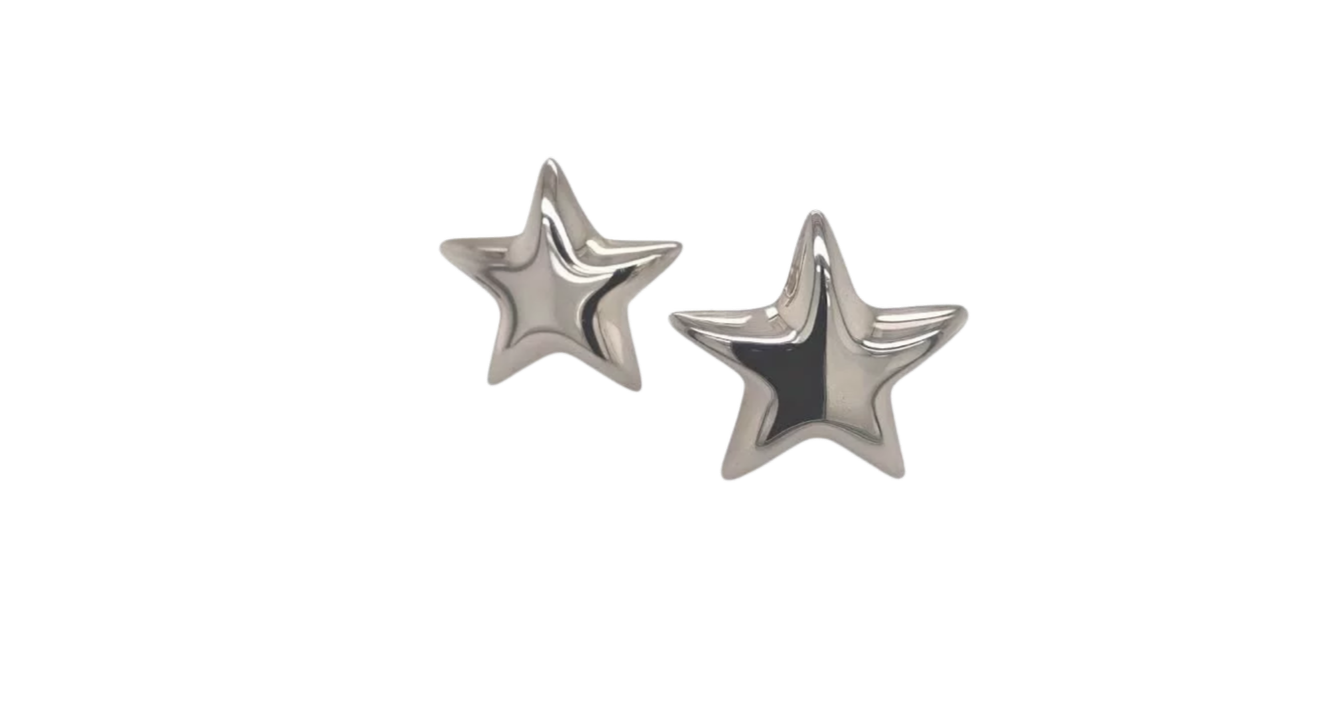 Silver metallic stars to align with Kult Society branding