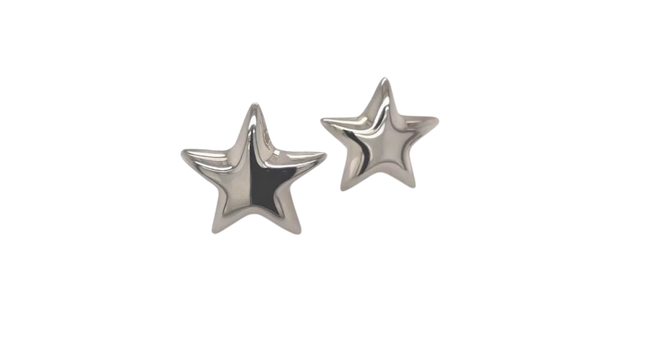 Silver metallic stars to align with Kult Society branding