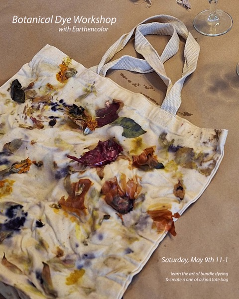 Botanical Dye Tote Workshop feat. Earthencolor