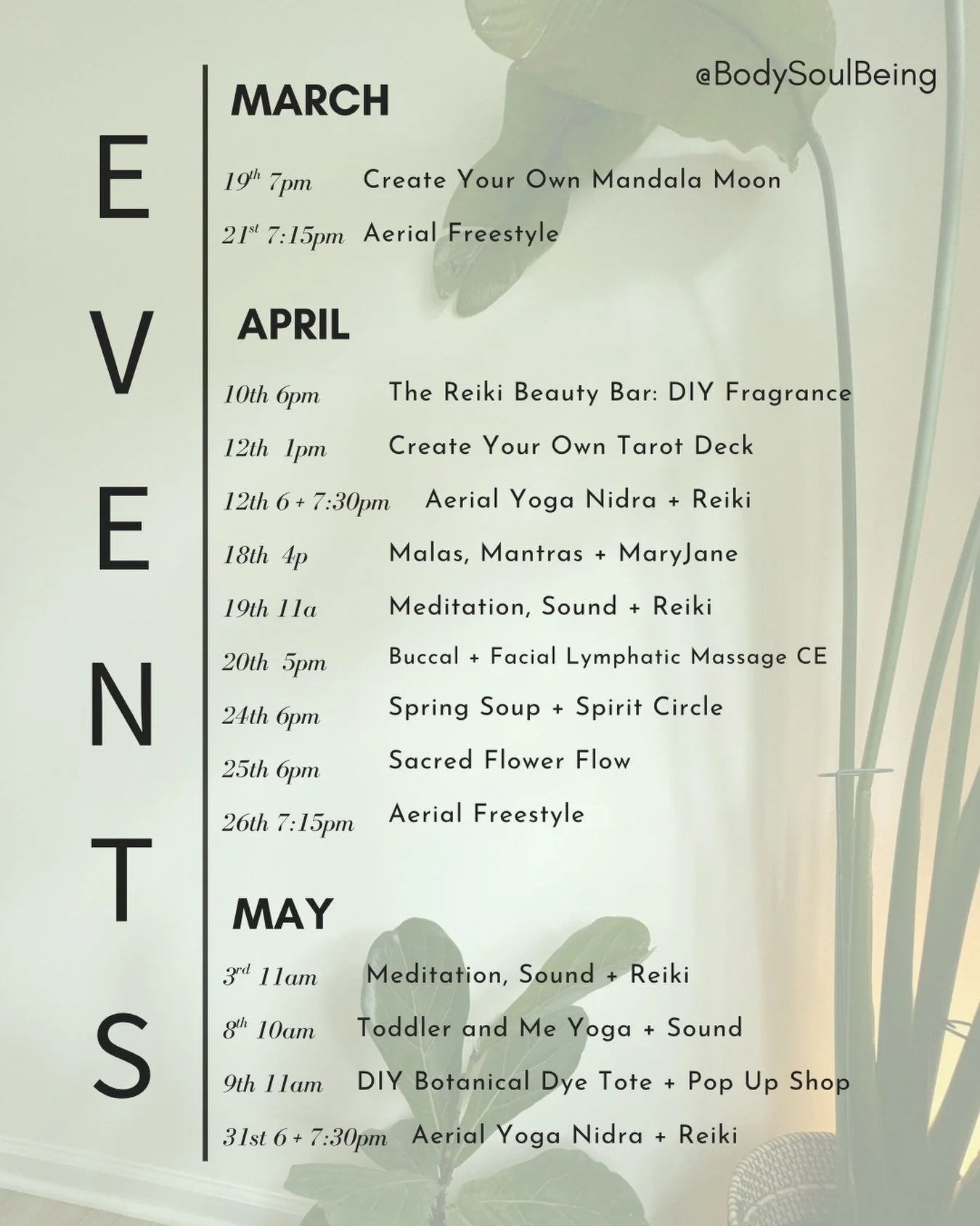 Upcoming Events!

Don&rsquo;t forget to mark your calendars 🗓️