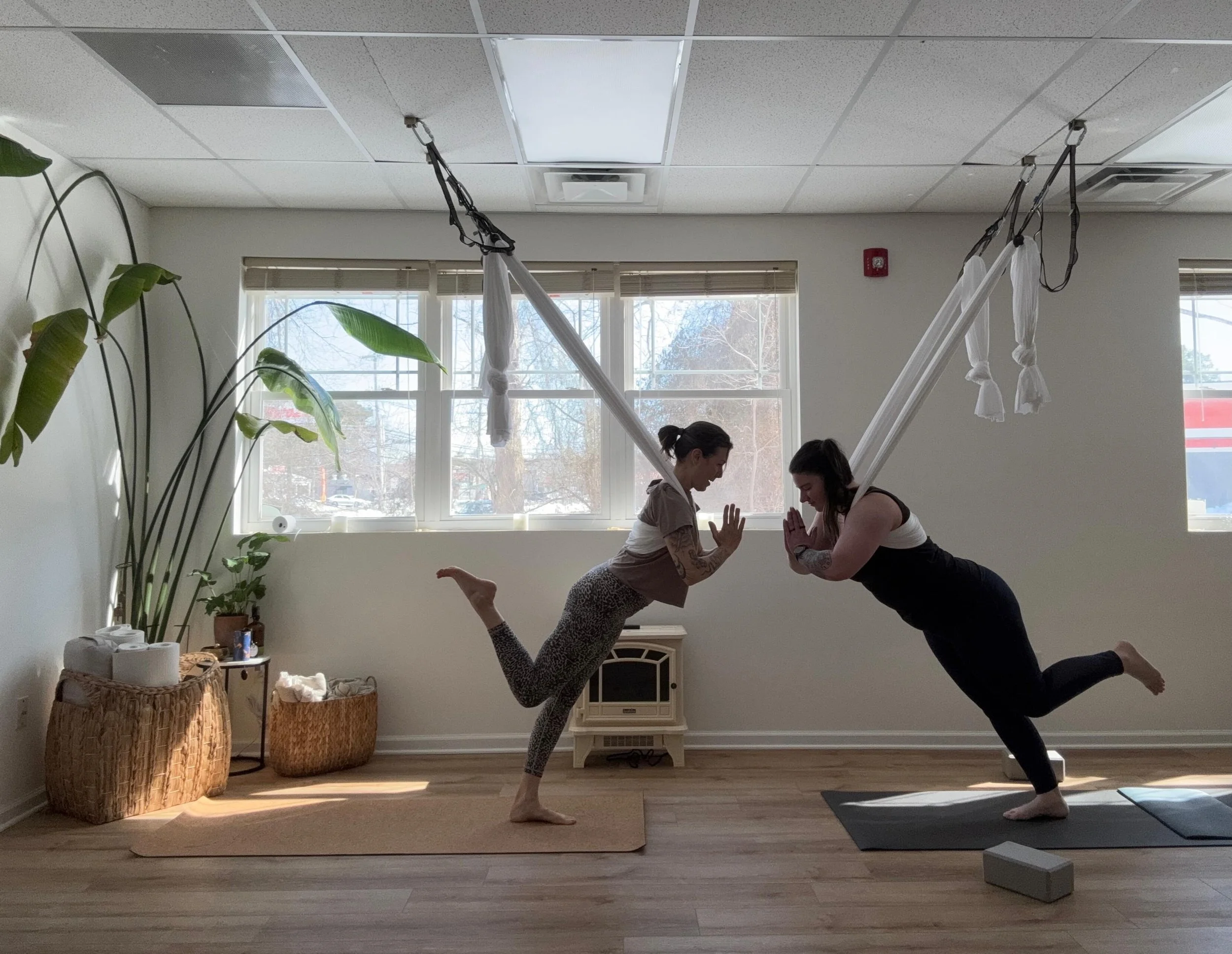 Friends make everything more fun! Why not share your practice with a friend? 👯&zwj;♀️

We cater to small groups for private instruction, parties, celebrations, and/or just plain hangin&rsquo; out.

Have a few friends you&rsquo;d like to flow with? W