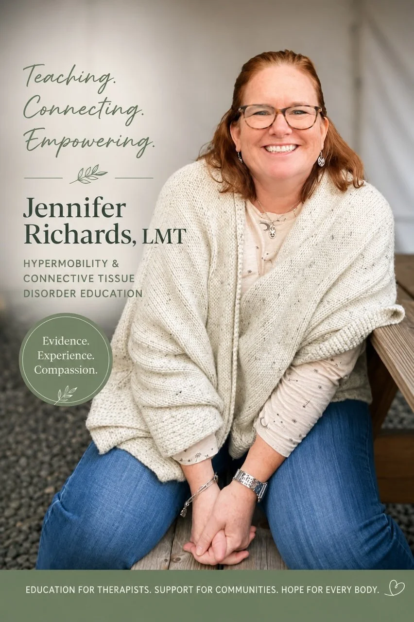 Working Safely with Hypermobility CE with Jennifer Richards, LMT