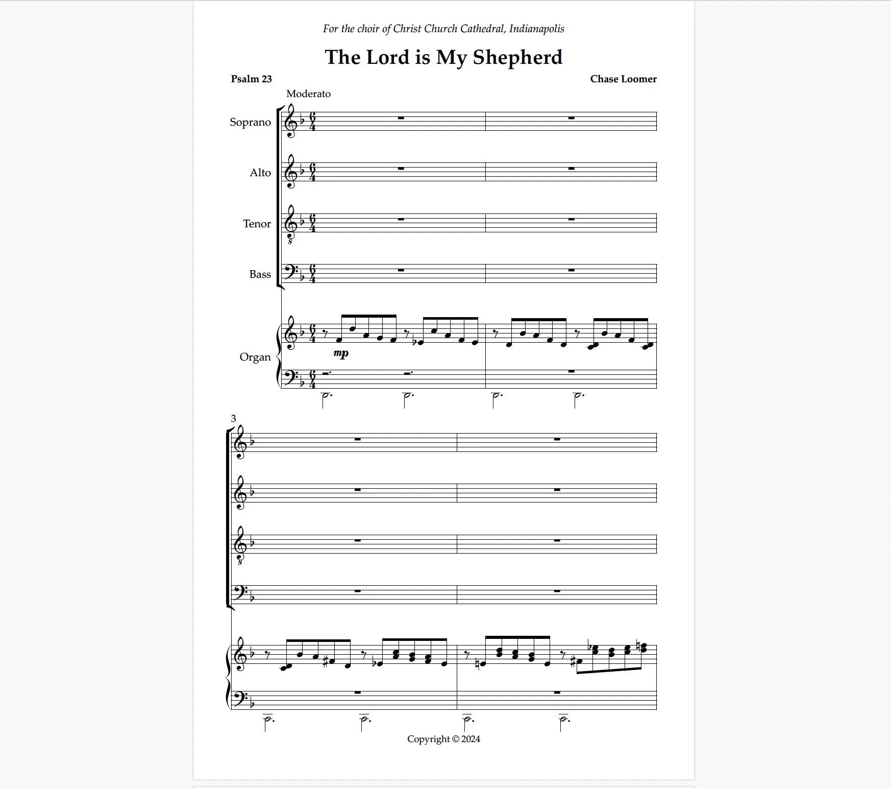The Lord is My Shepherd