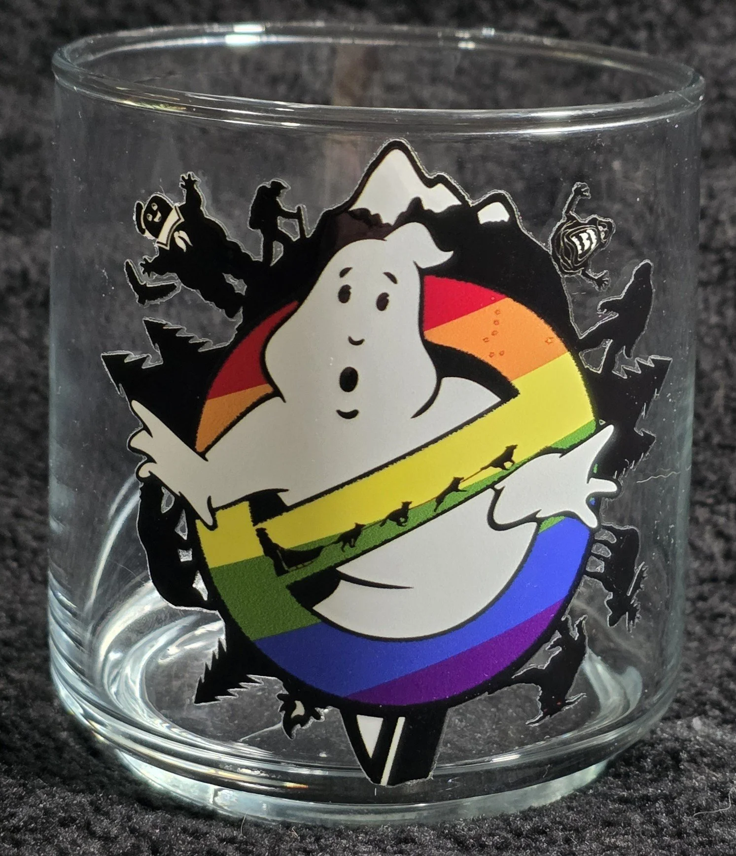 Pride Support Alaska Logo - Whiskey Glass