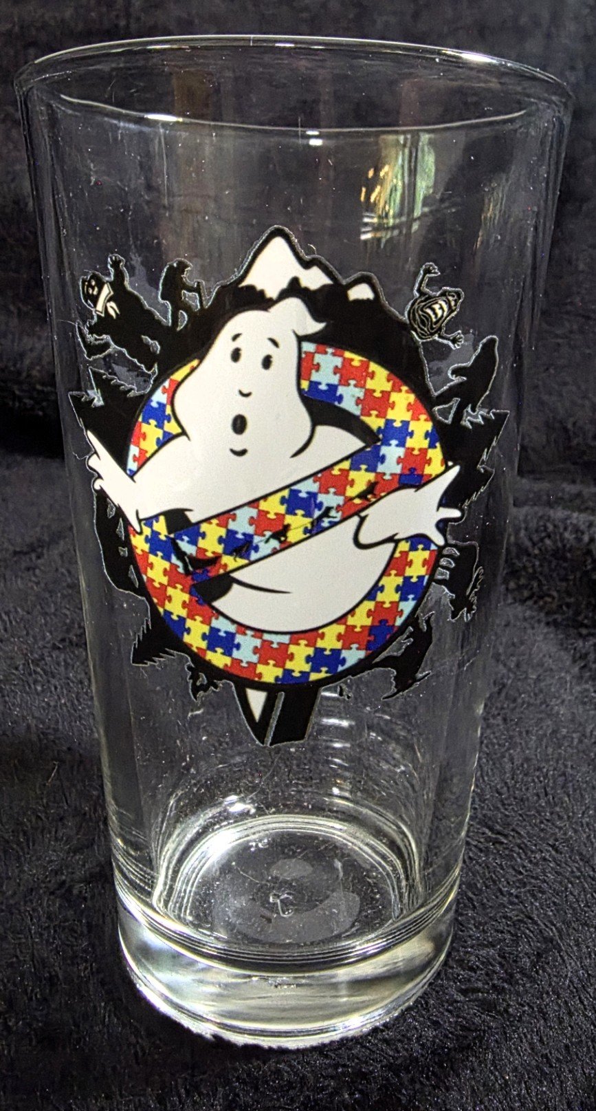 Autism Awareness Logo - Pint Glass