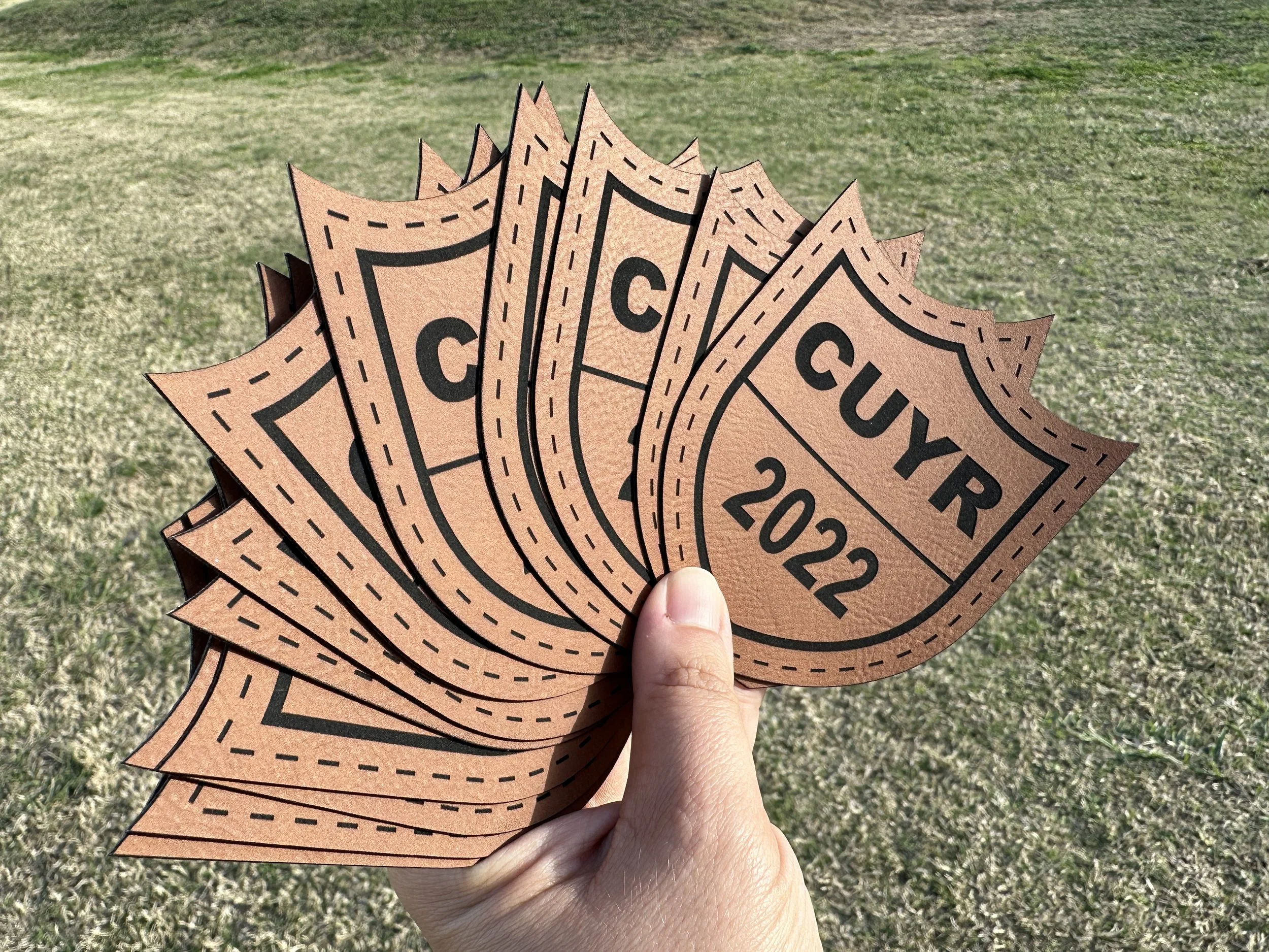 Customer Leatherette Patches