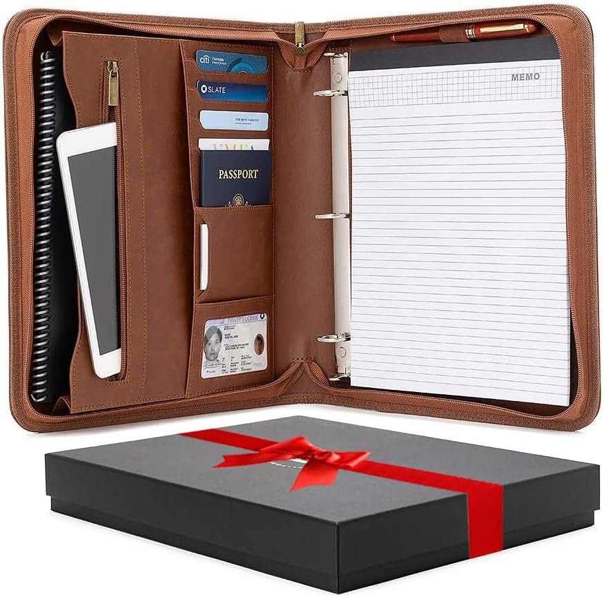 Inside of Zippered Binder/Portfolio