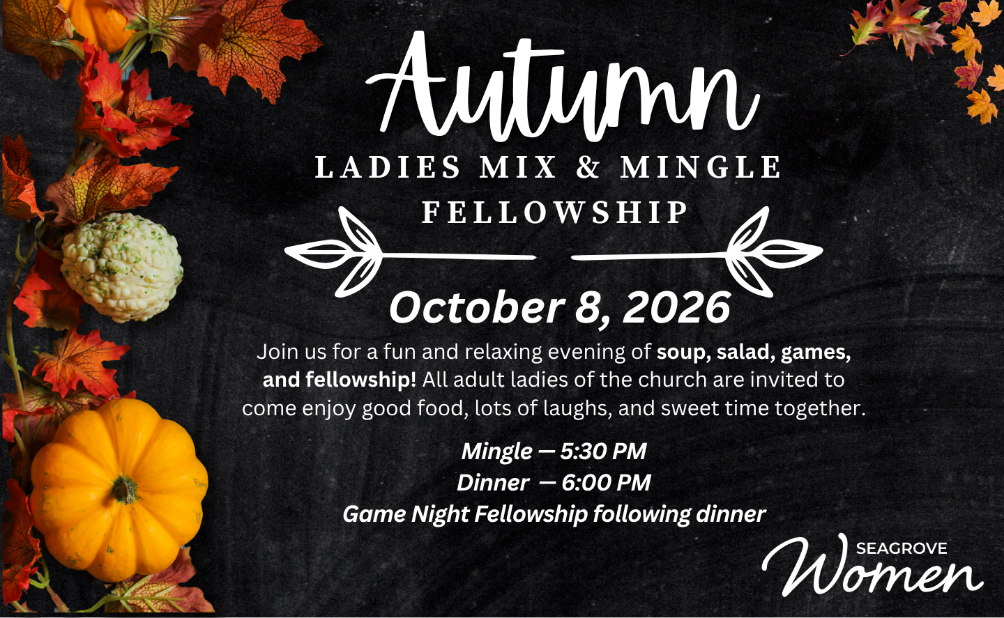 Ladies Fall Event