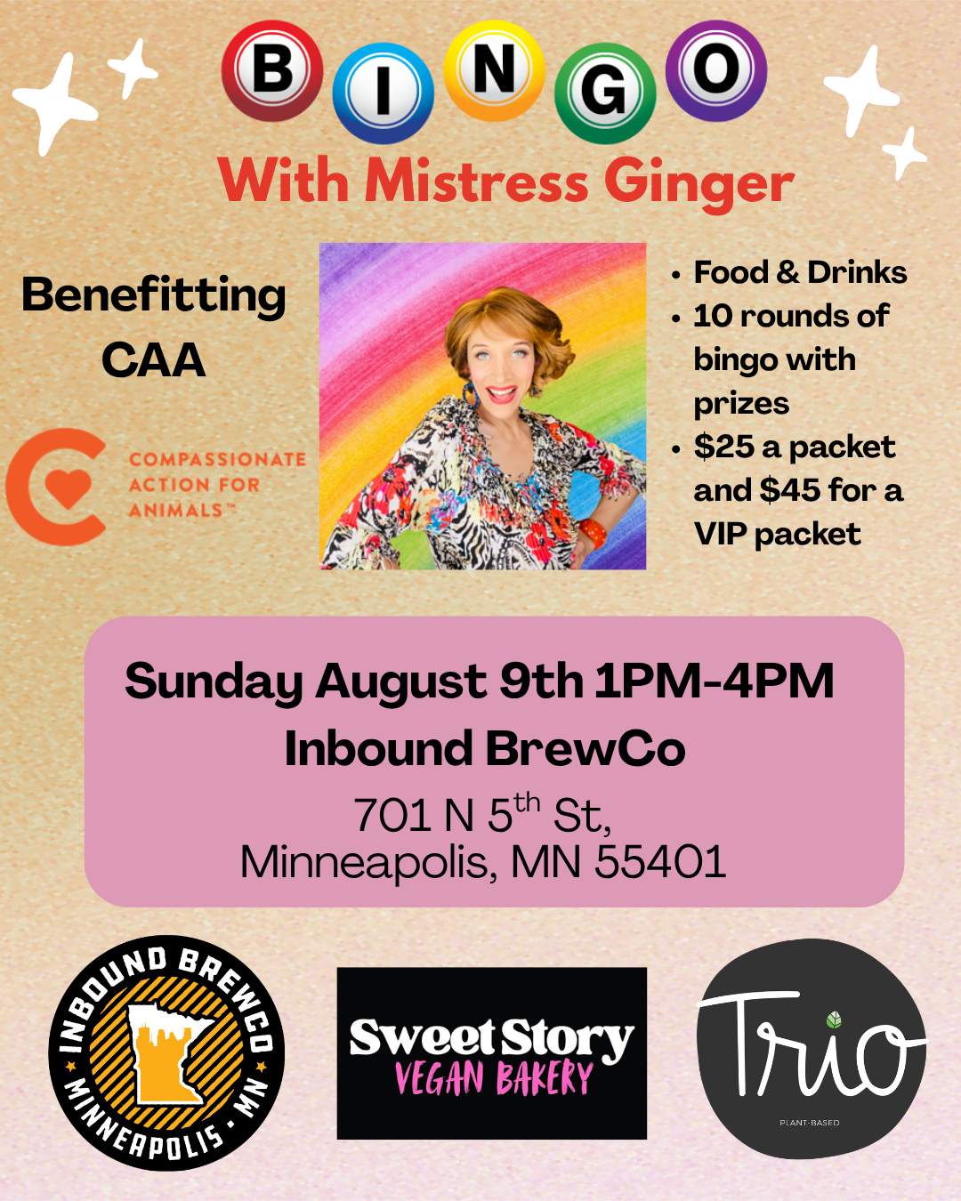 Bingo with Mistress Ginger (A CAA Benefit)
