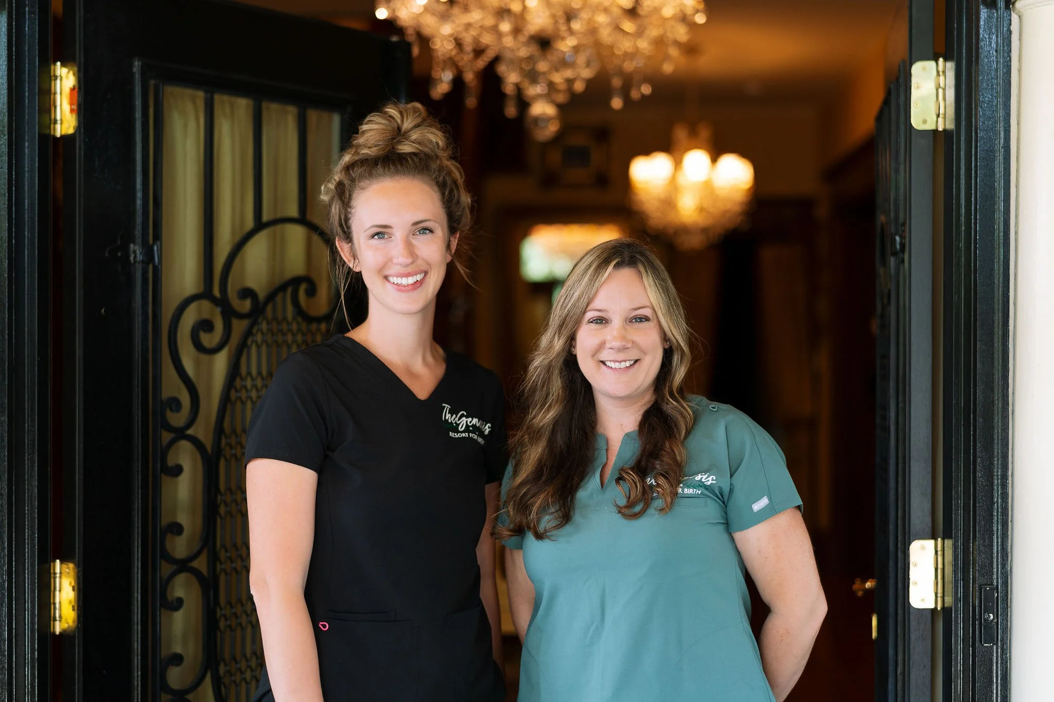 Midwife care in a birth center in roanoke