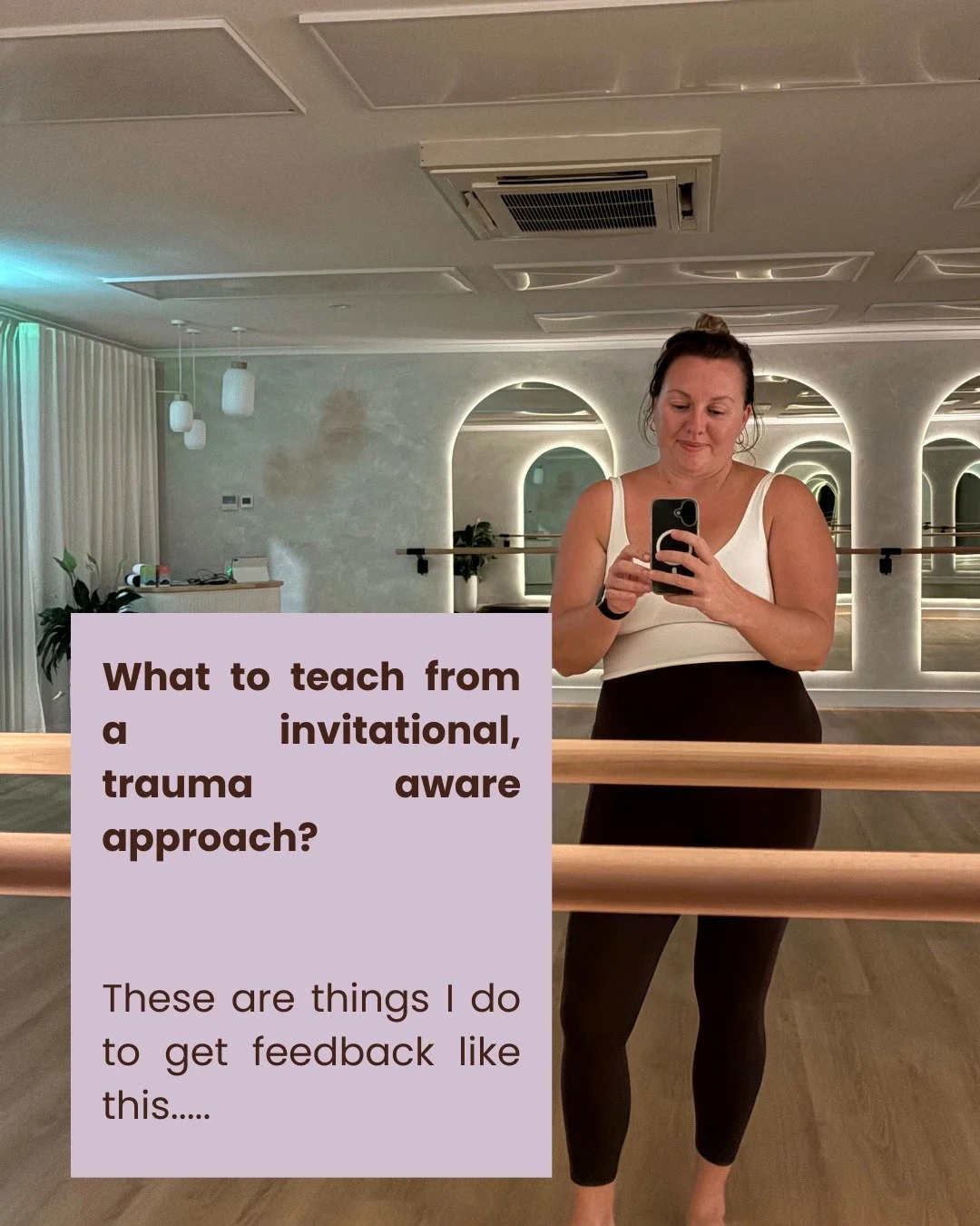 I'm absolutely proud of this feedback, and I'm not sharing to brag.

I'm sharing it to show what possible when we go beyond the slogan "it's your practice do what feels best for you today", when we take that intention (that so many of us sh