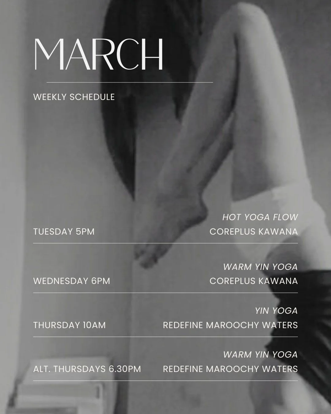 Bit on for March + feeling very excited for it all. 

Also a few changes to where I'm showing up &amp; sharing this practice. 

See you on the mat ✌️